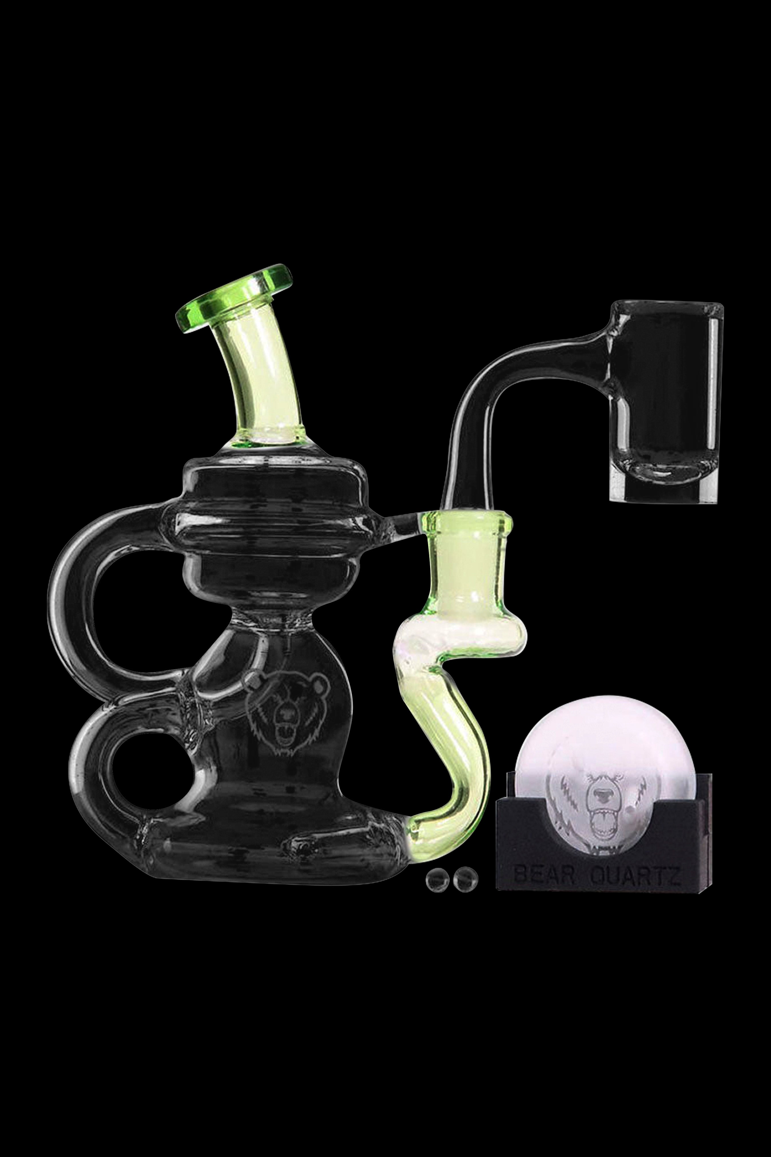 Bear Quartz BQ Cycler Recycler Dab Rig - Ultimate Box Set
