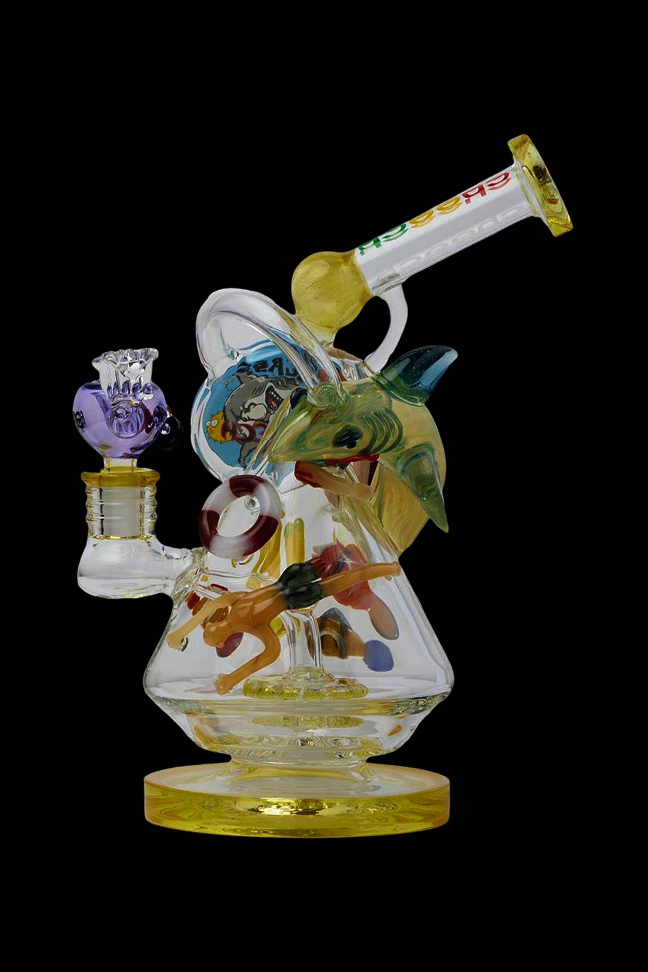 Cheech Glass Shark Attack: An Epic Water Pipe for Smokers