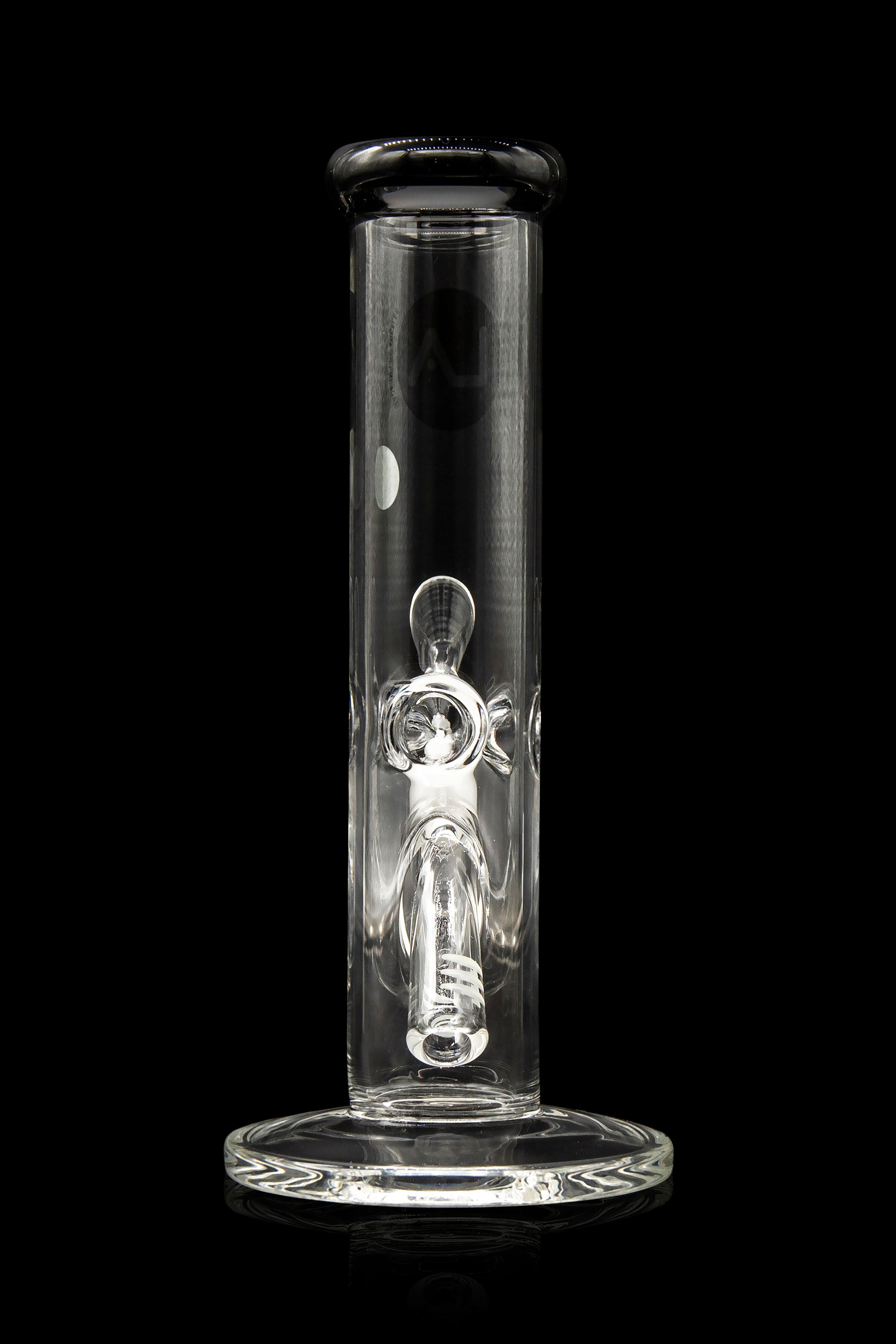 LA Pipes Borosilicate Glass Straight Tube Bong - A Timeless Classic