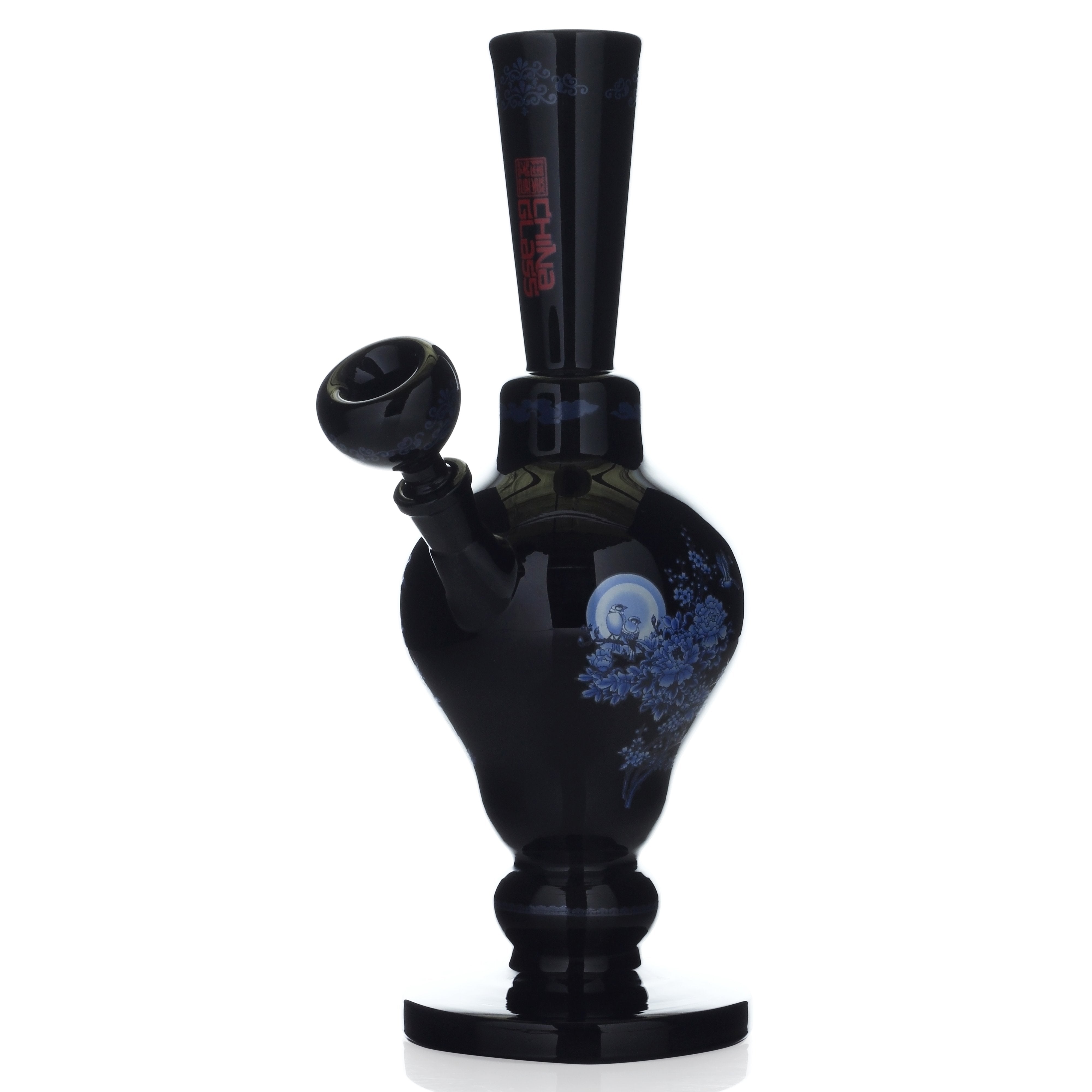 Stunning Ornate Chinese Vase Glass Bong from the Cao Cao Dynasty