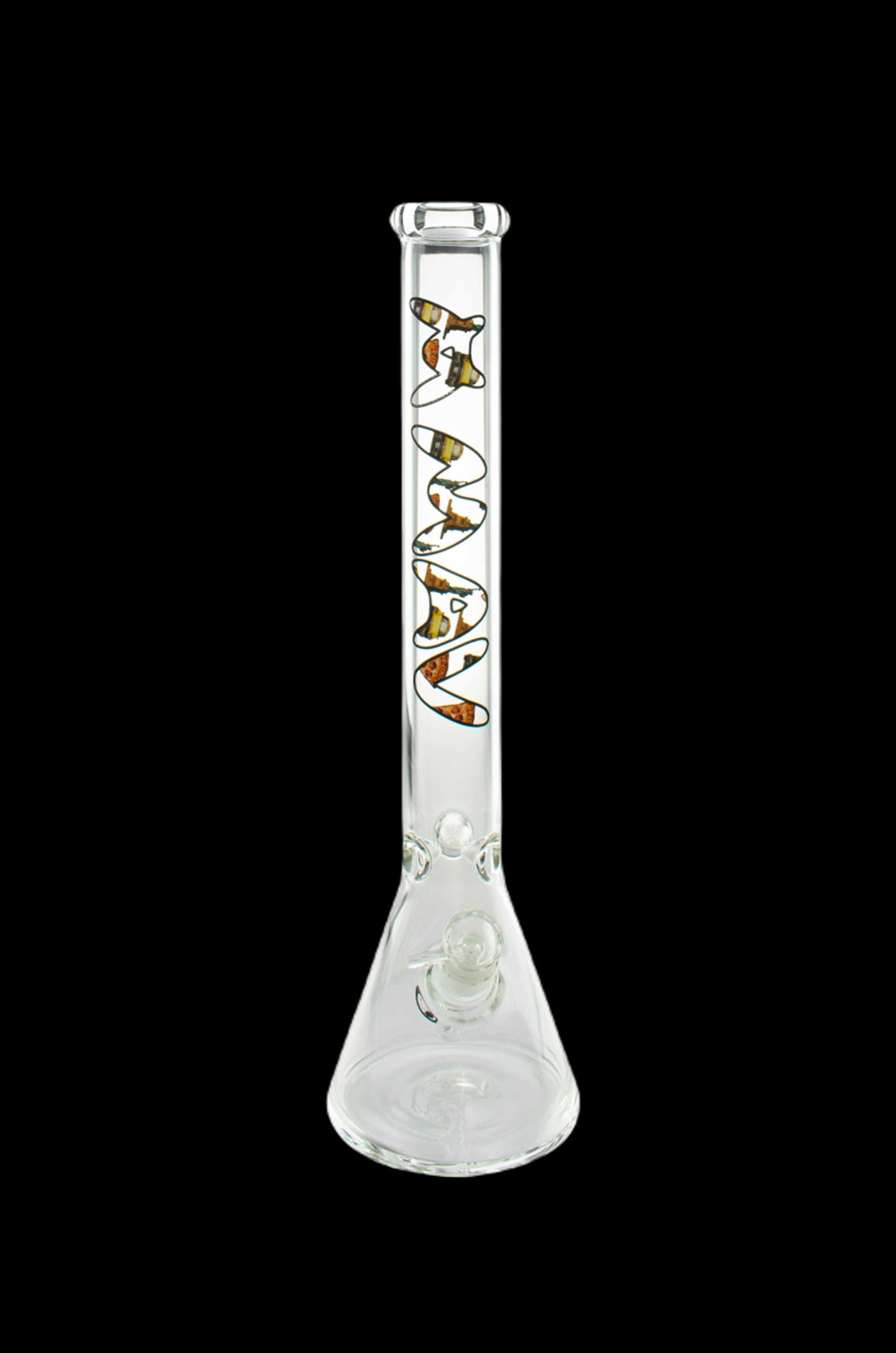 MAV Glass Top City Beaker Bong - Celebrate USA Cities in Style