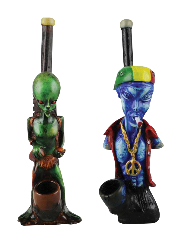 Stunning Alien Medium Hand Pipe