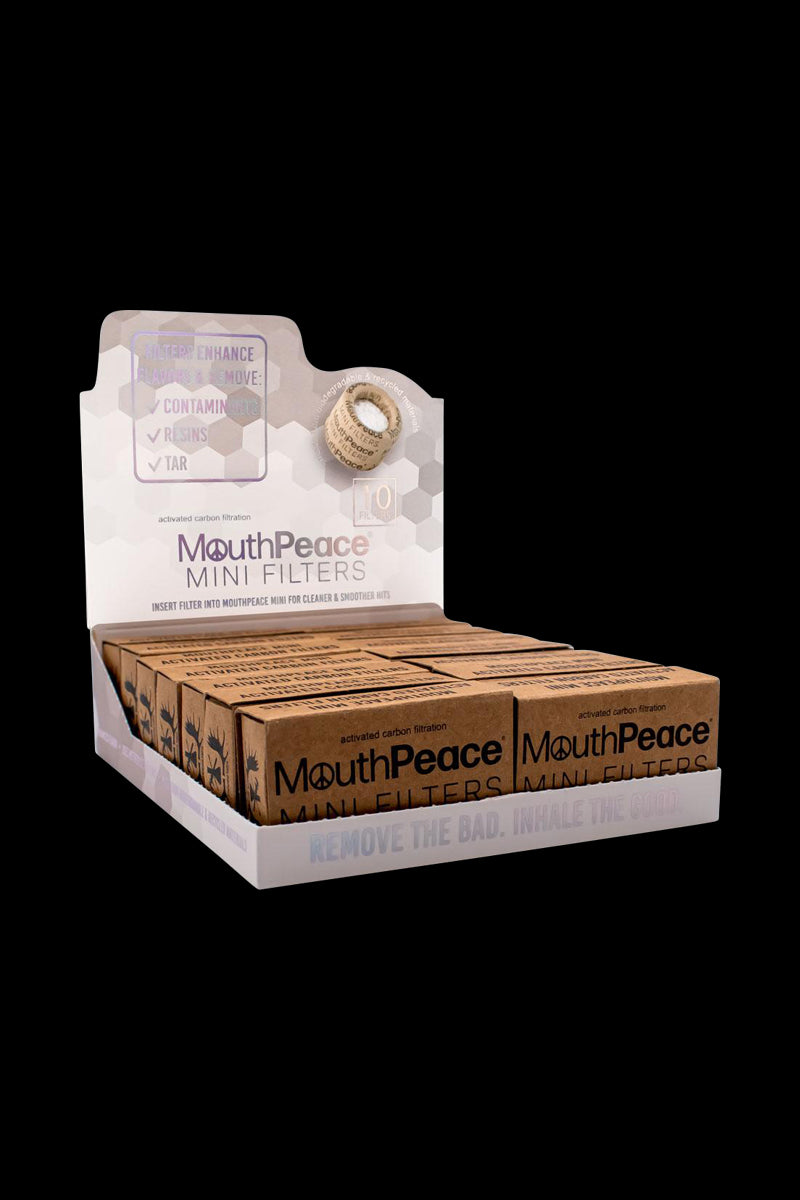 MouthPeace Mini Carbon Filters Refill - 14-Pack: Breathe Clean!