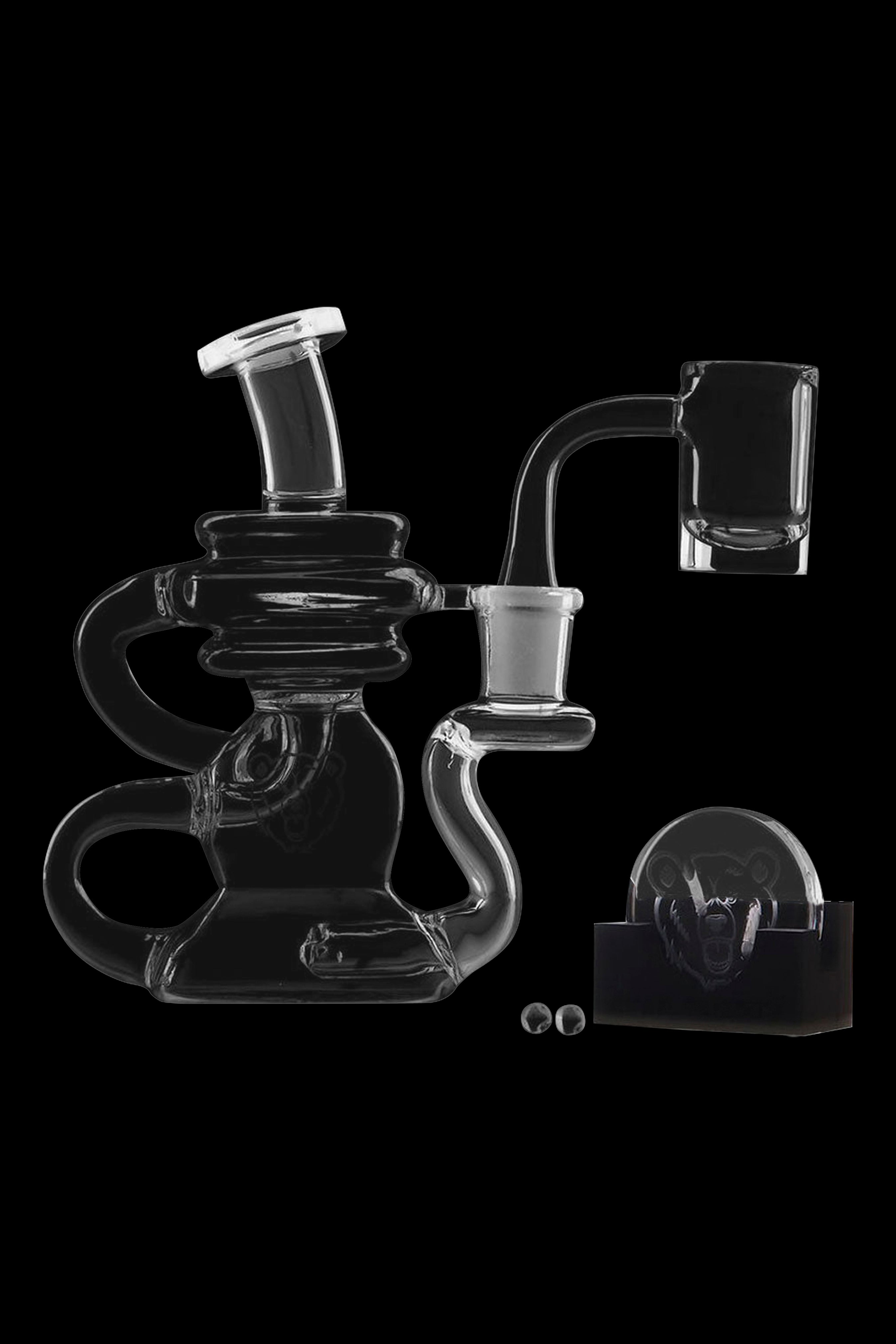Bear Quartz BQ Cycler Recycler Dab Rig - Ultimate Box Set