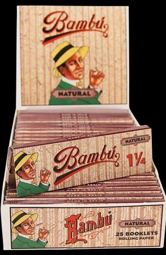 Bambu Natural Rolling Papers - 25 Pack: A Classic Choice!