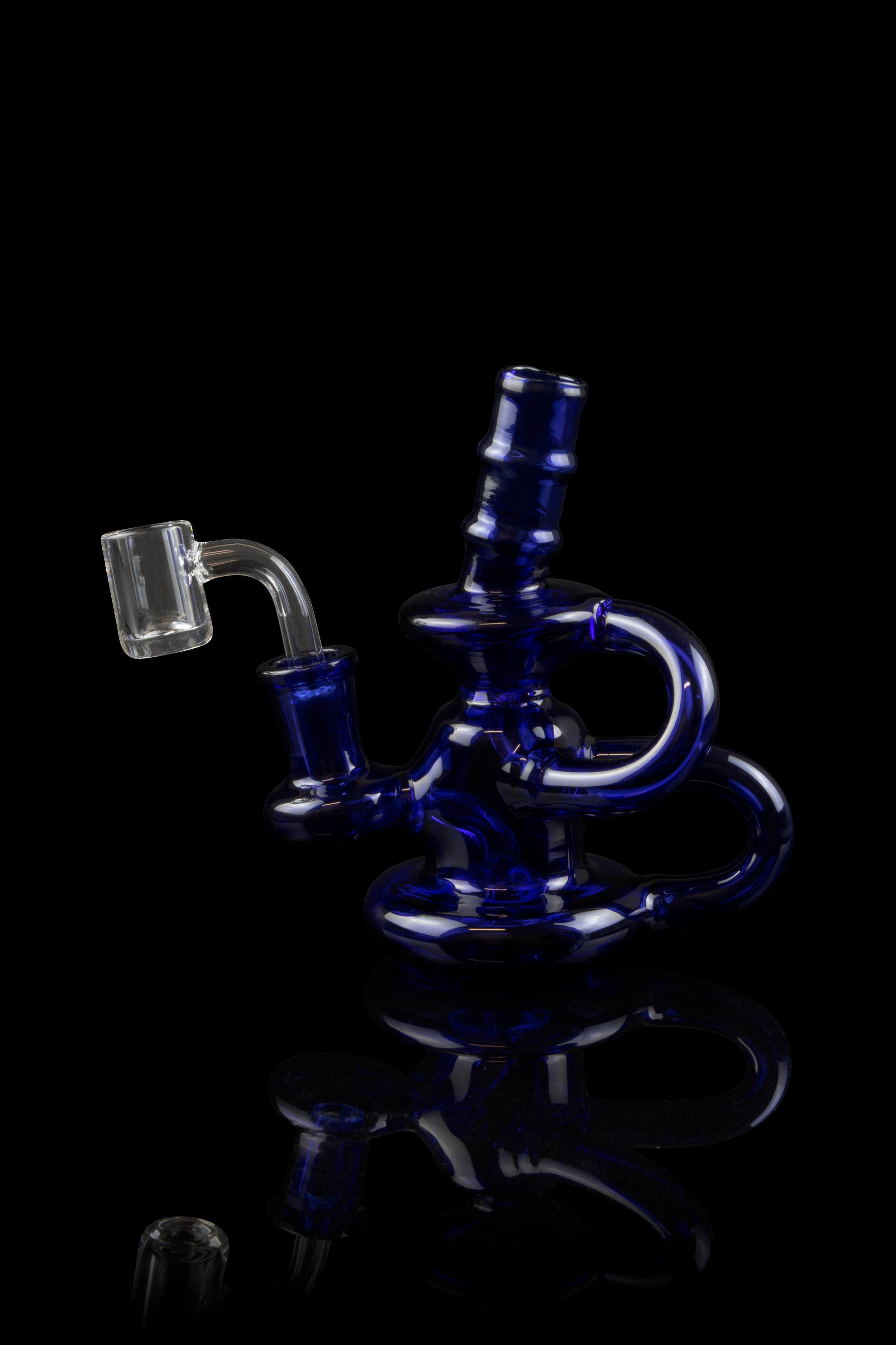 Compact Mini Travel Recycler Dab Rig - Your Adventure Companion