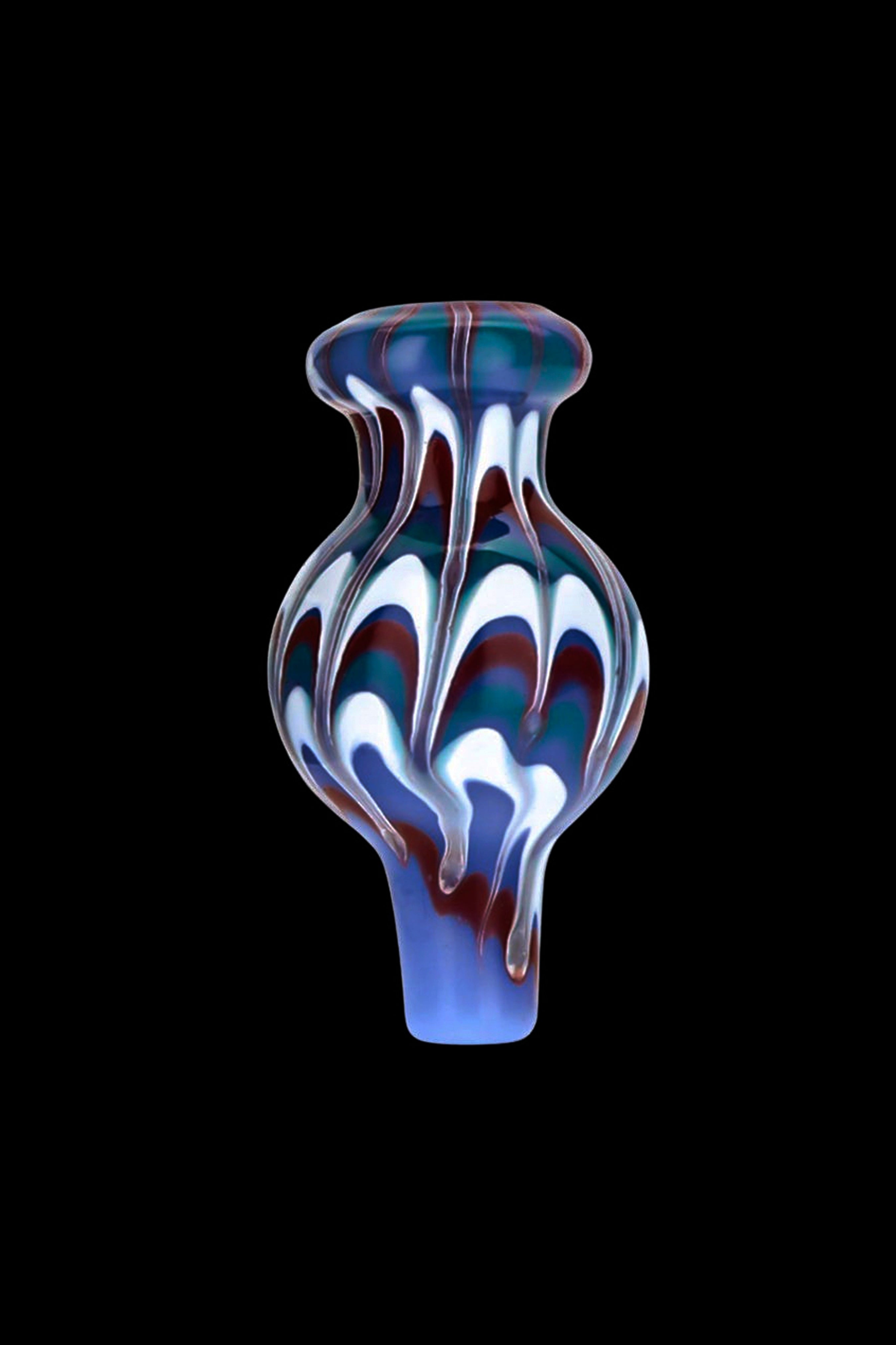 Stunning Blue Blood Rounded Multi - Colored Carb Cap
