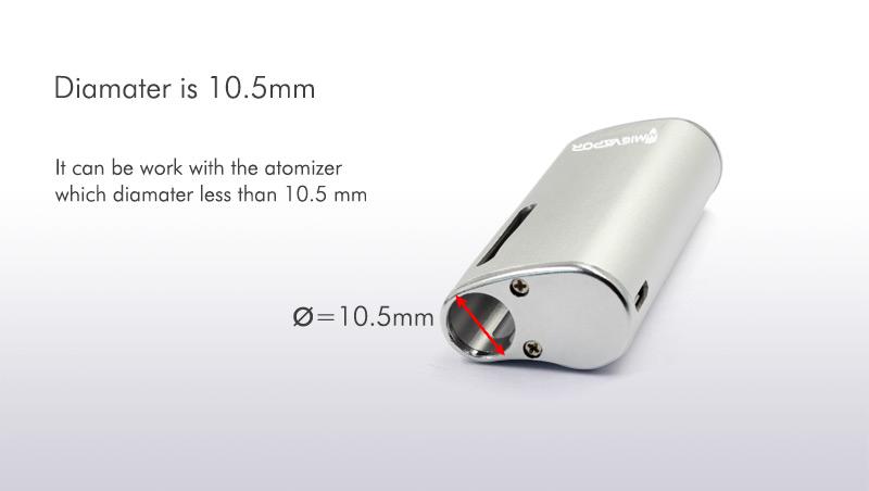 MiG Vapor OVP Oil Vape Pen: 3-Temp Battery for 510 Pre-Filled Cartridges