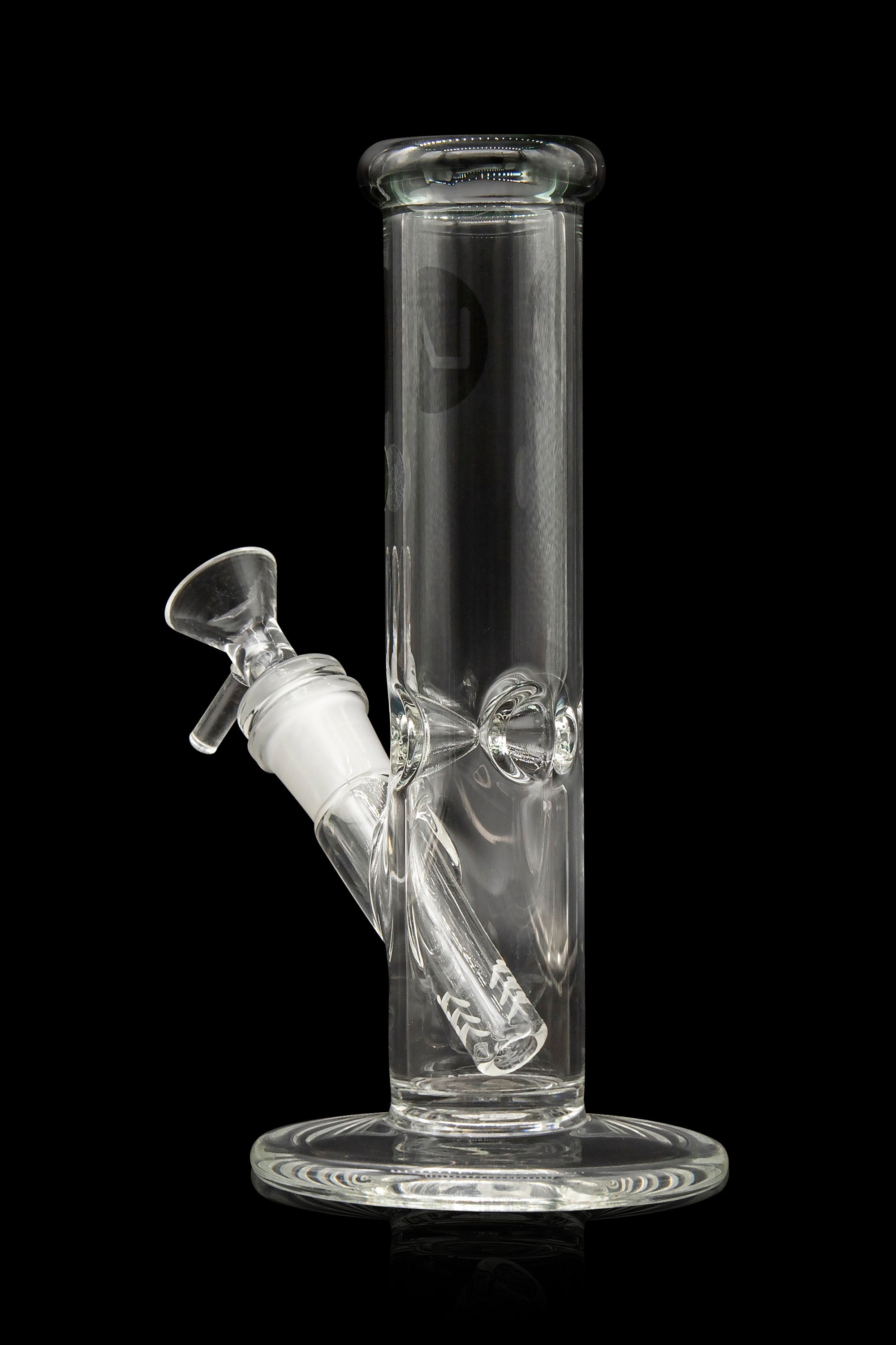 LA Pipes Borosilicate Glass Straight Tube Bong - A Timeless Classic