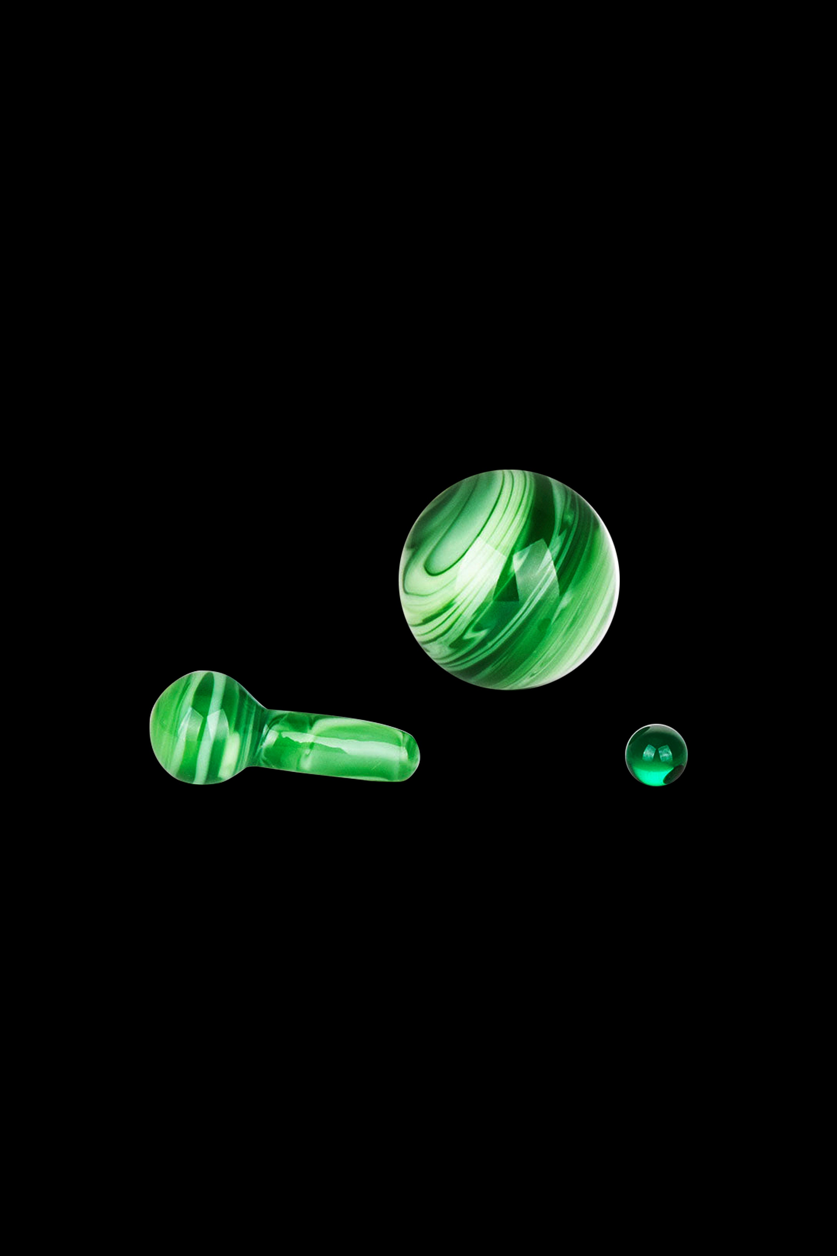 Bear Quartz Premium Hanging Pillar Terp Marble Set - Elevate Your Dabbing!
