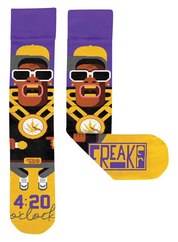 Freaker 420 Themed Socks - Fun and Colorful Footwear