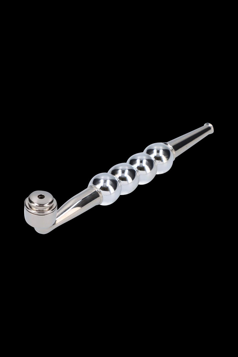 Stylish Curvy Mid-Section Metal Hand Pipe