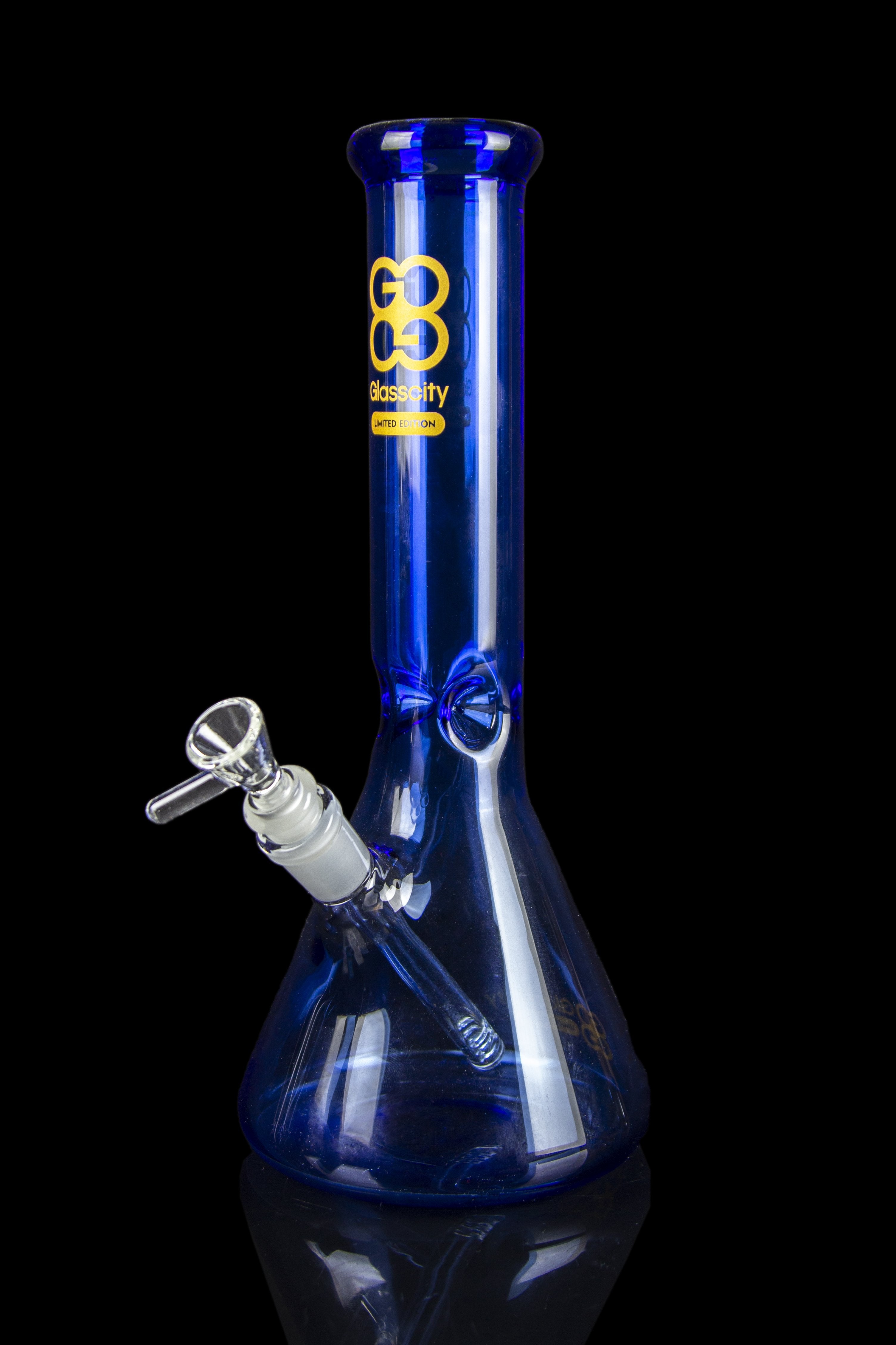 Grasscity's Stunning Limited Edition Cobalt Blue Beaker Ice Bong - Grab Yours Now!