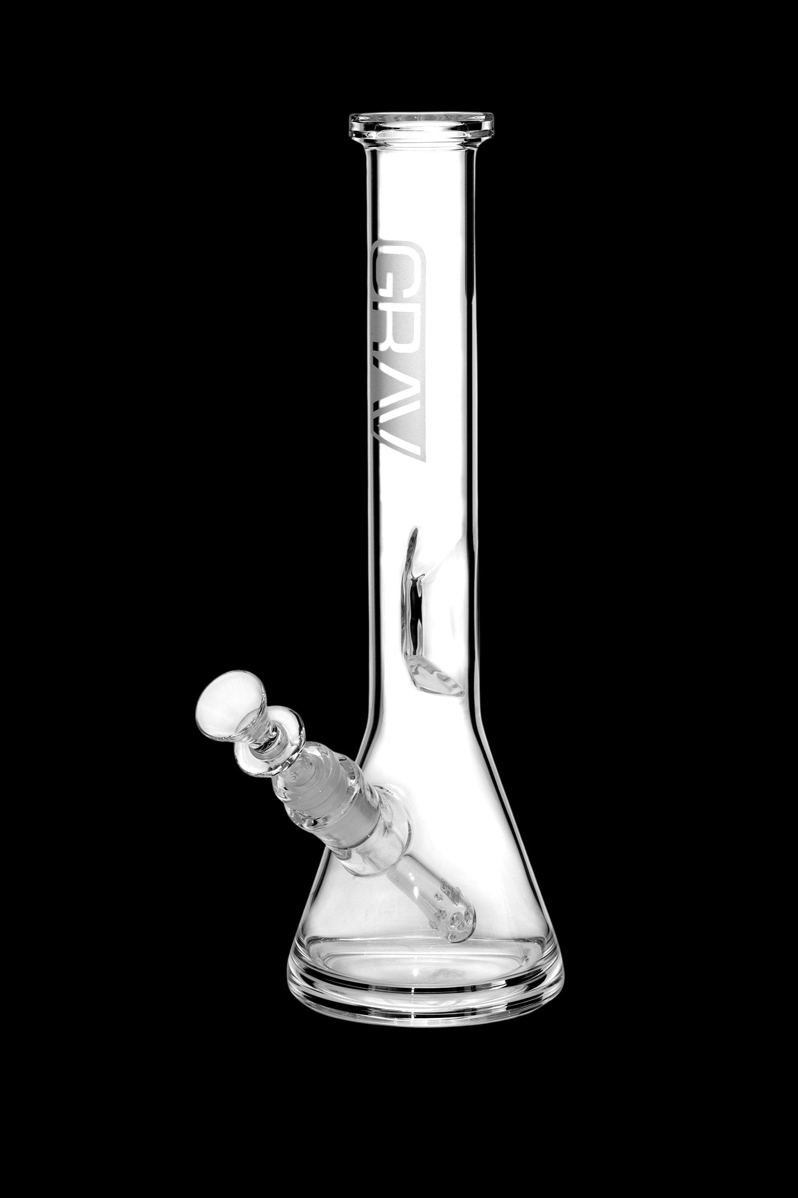 GRAV Medium Clear Beaker Base Water Pipe - Your Ultimate Smoking Companion
