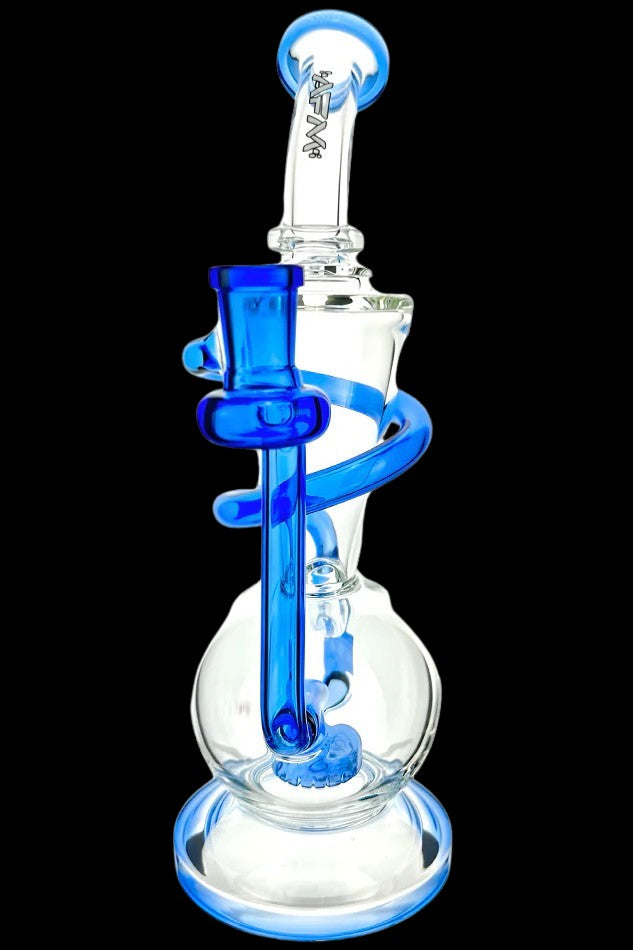 AFM Glass Swirly Wiry Recycler - Elevate Your Smoking Experience