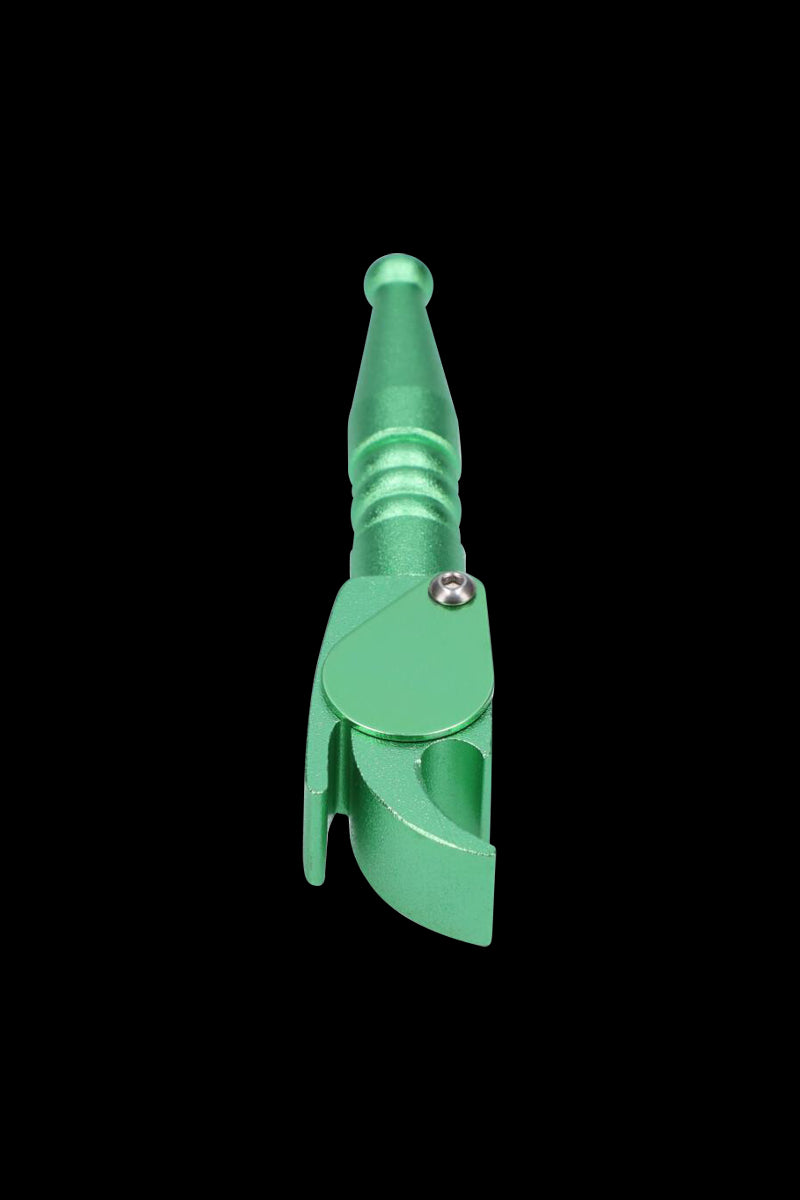 Incredible Metal Hand Pipe with Swivel Lid and Bottle Opener