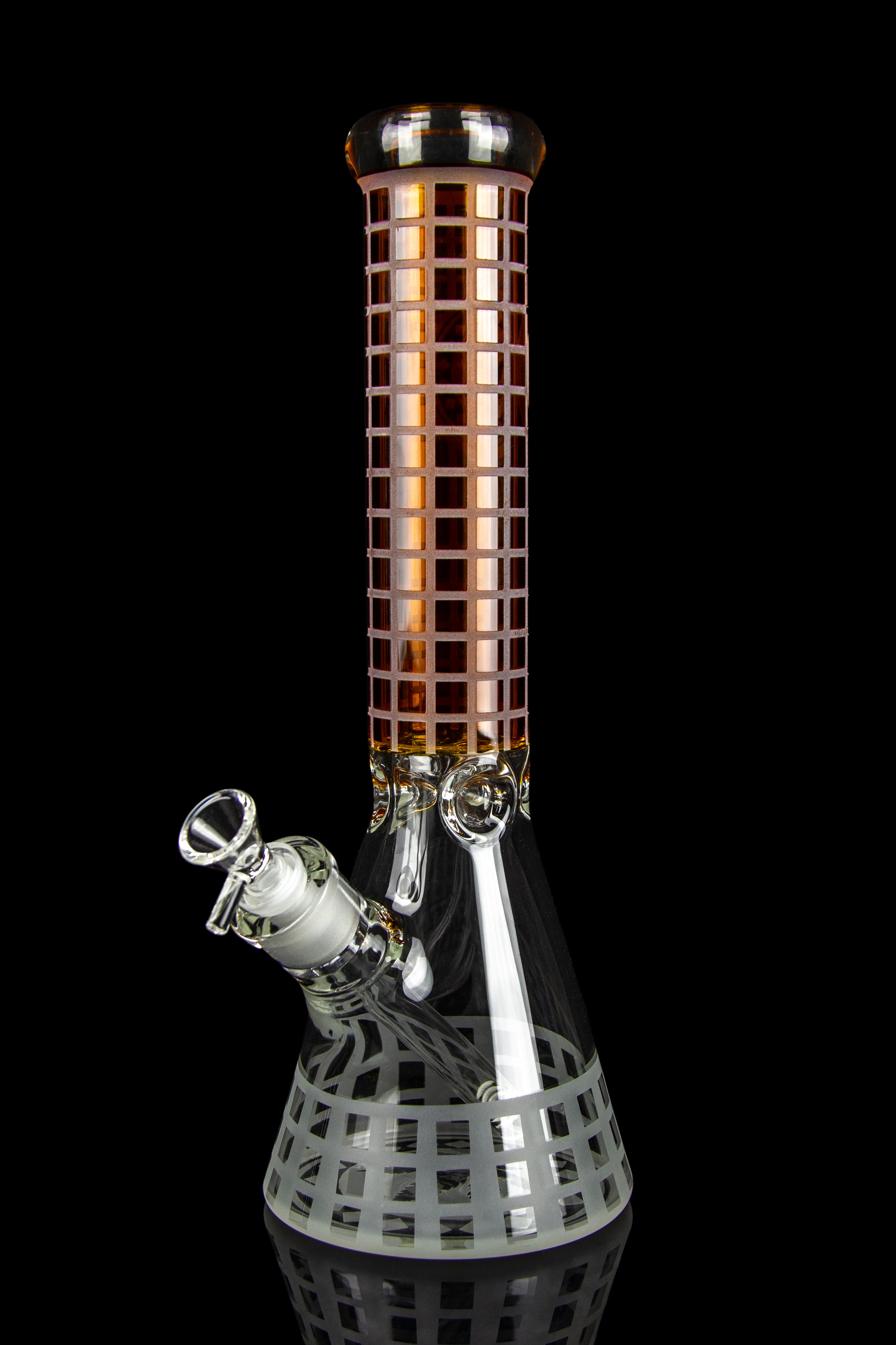 Calibear Block Party Stunning Etched Water Pipe