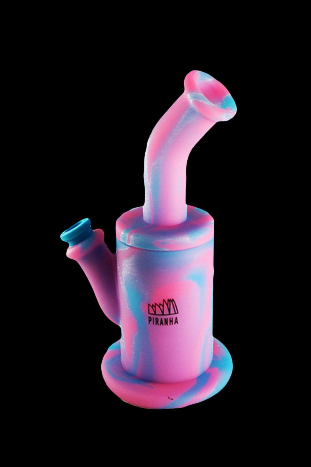 Piranha 9-Inch Silicone Fat Can Dab Rig - Surprise Assorted Colors