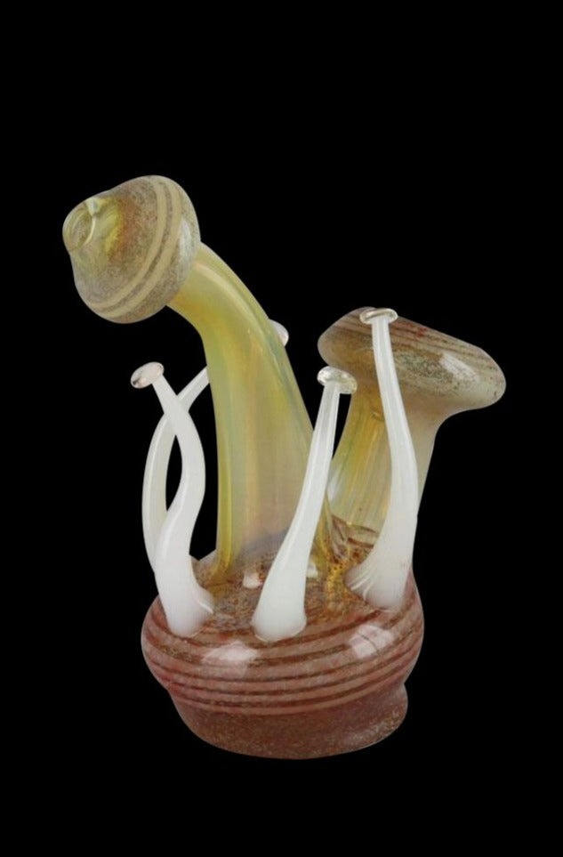 Enchanting Mushroom Glass Bubbler