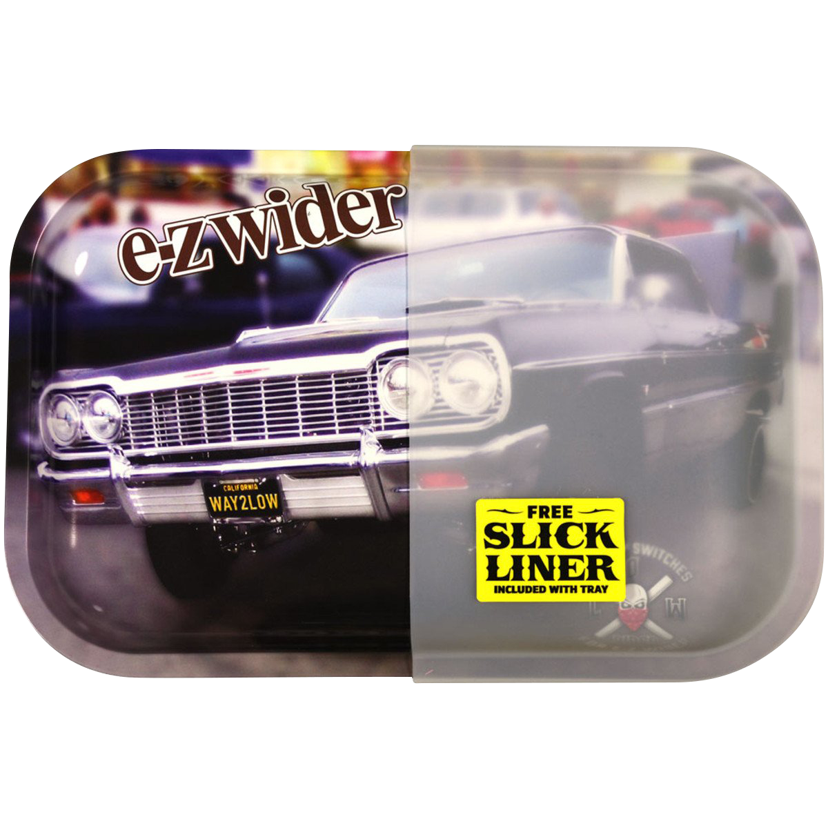 E-Z Wider Dual-Purpose Rolling Tray with Slick Silicone Liner