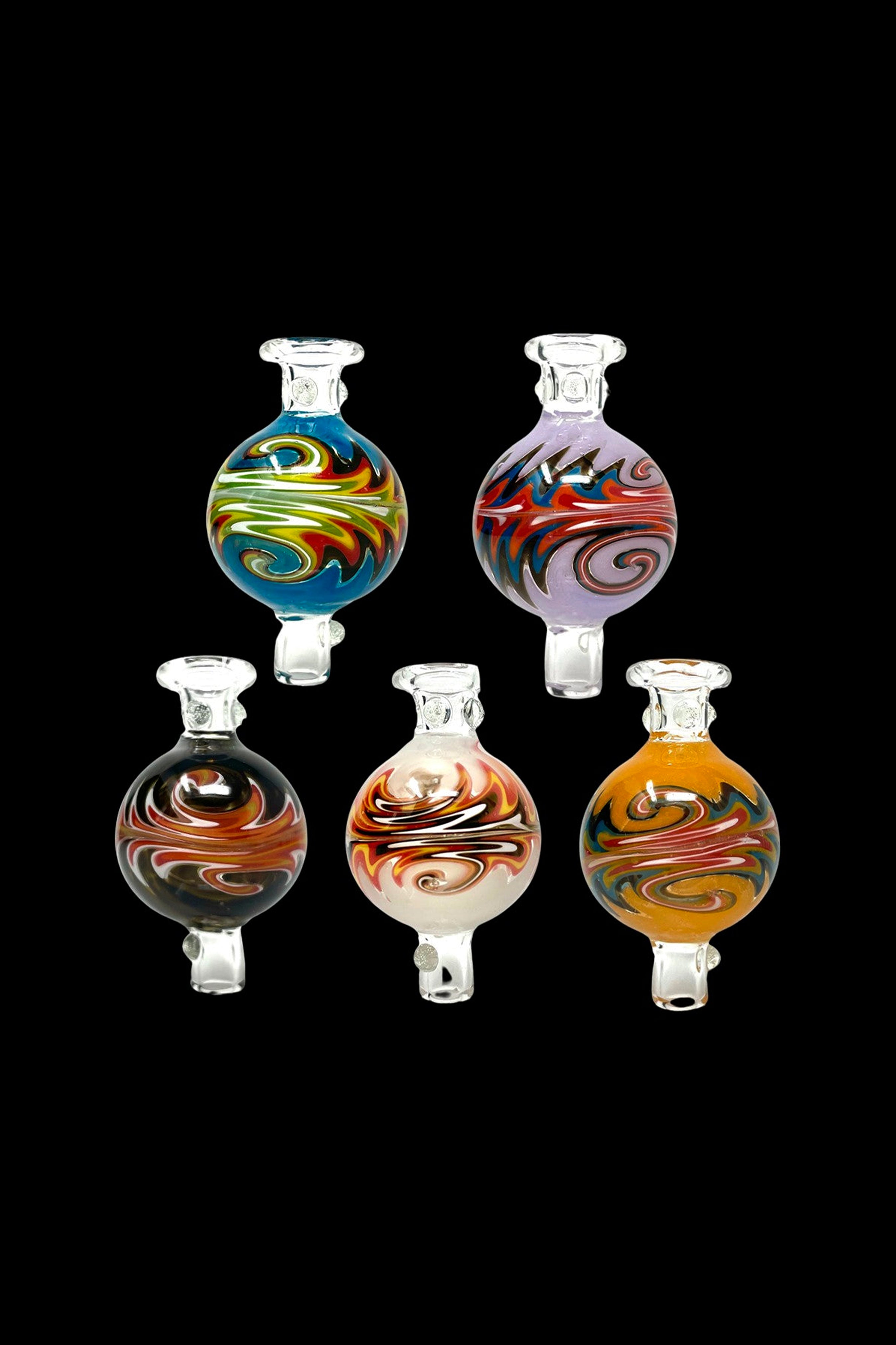 AFM UV-Reactive Glass Carb Cap for Dabbing
