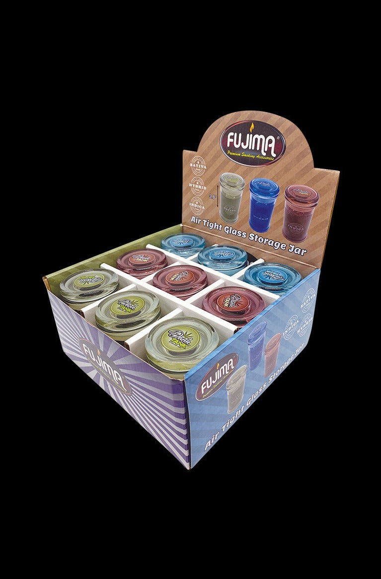 Fujima 9-Pack Glass Cultivar Storage Jars - A Must-Have!