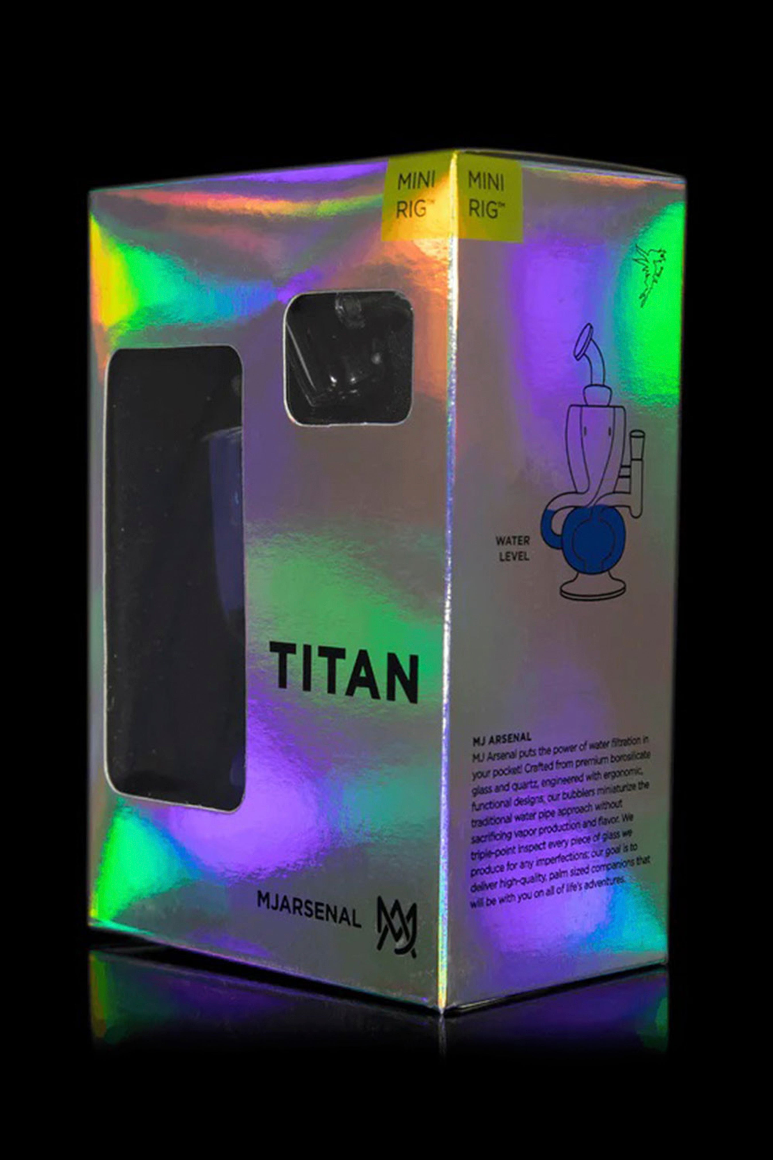 MJ Arsenal's Stunning Limited Edition Iridescent Titan Mini Rig
