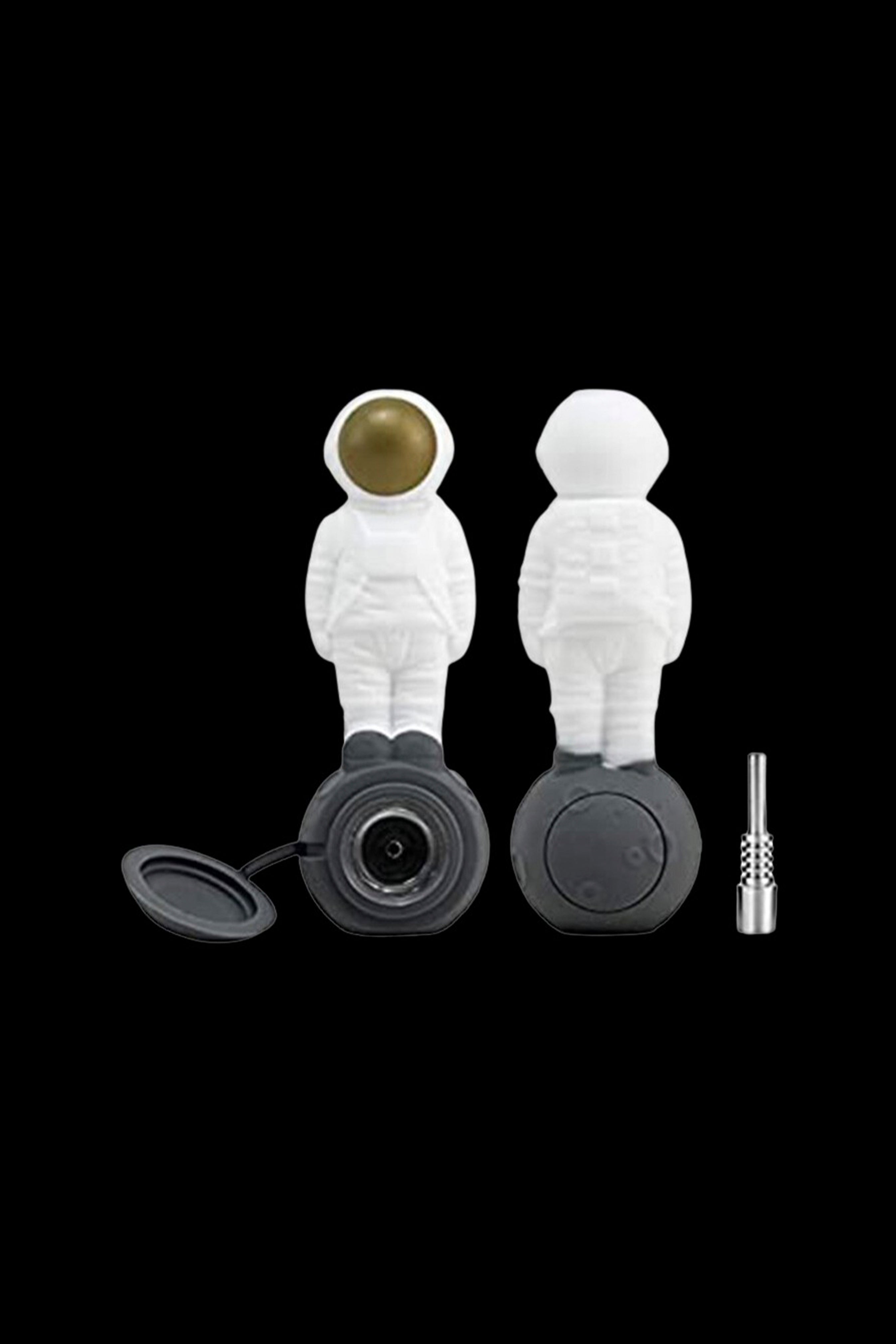 Cloud 8's Cosmic 2-in-1 Astronaut Silicone Hand Pipe & Vapor Straw