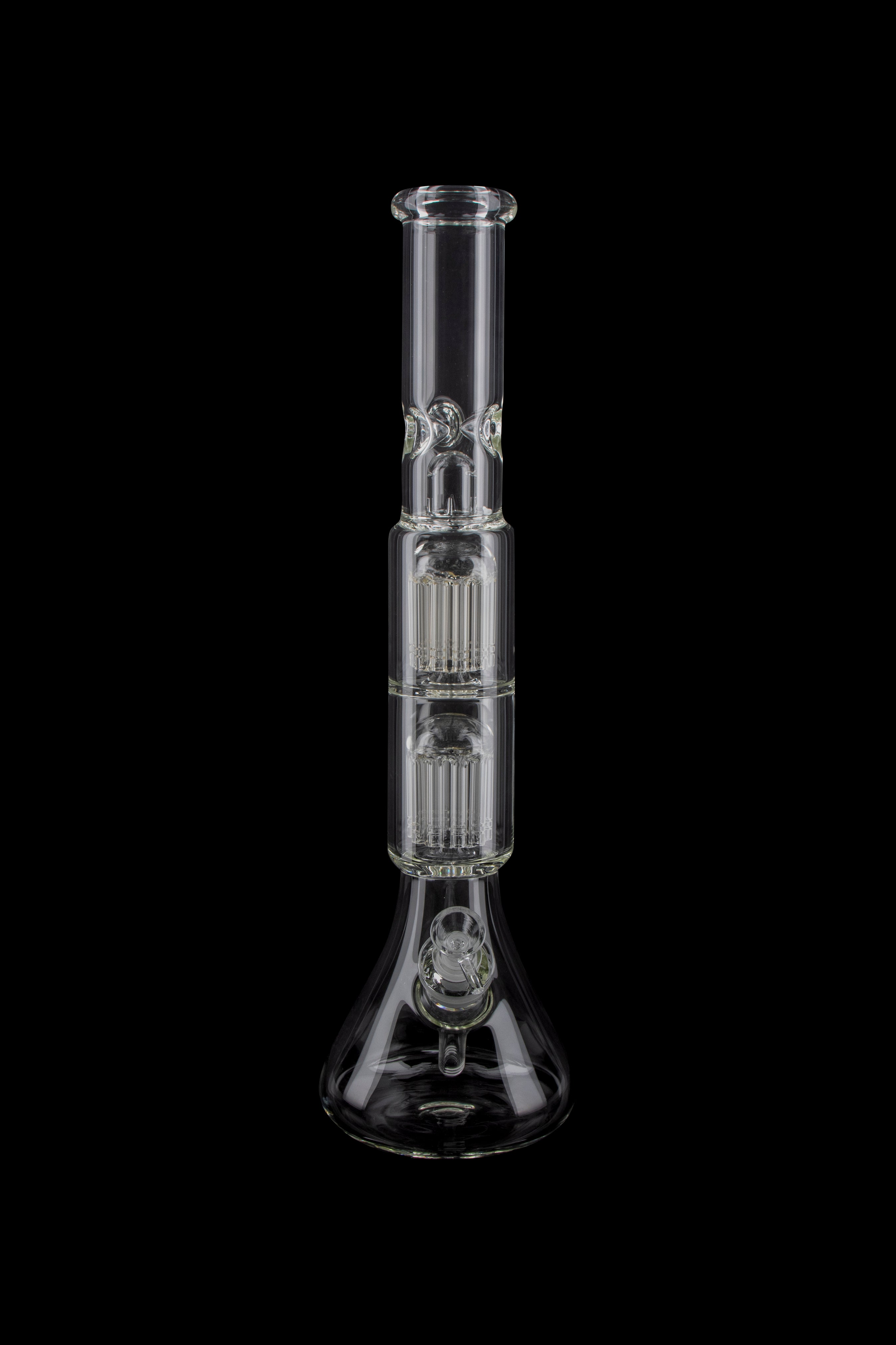 19-Inch Beaker Base Ice Bong with Double Tree Perc: A Smoker's Dream!