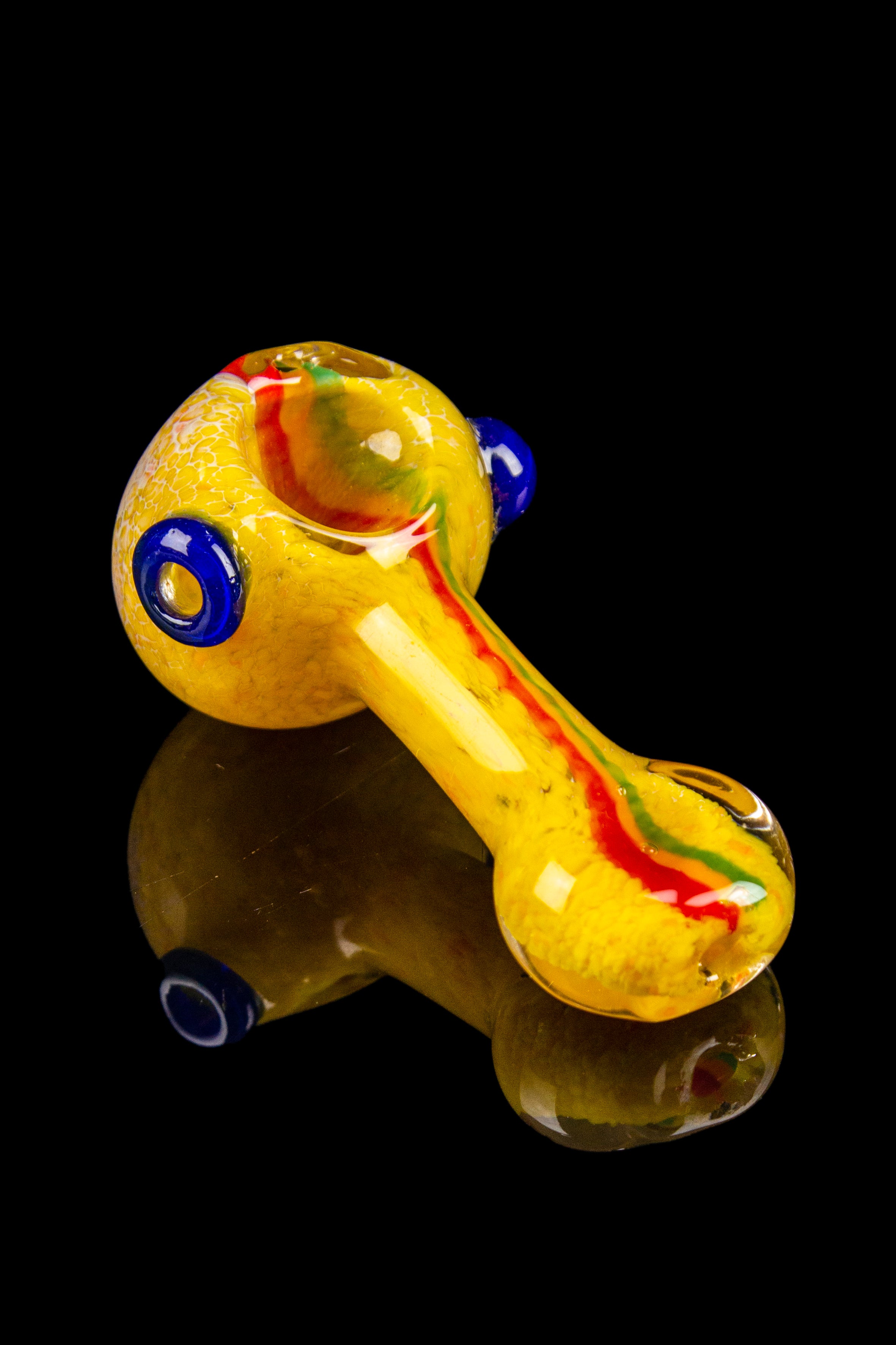 Stunning Striped Frit Hand Pipe