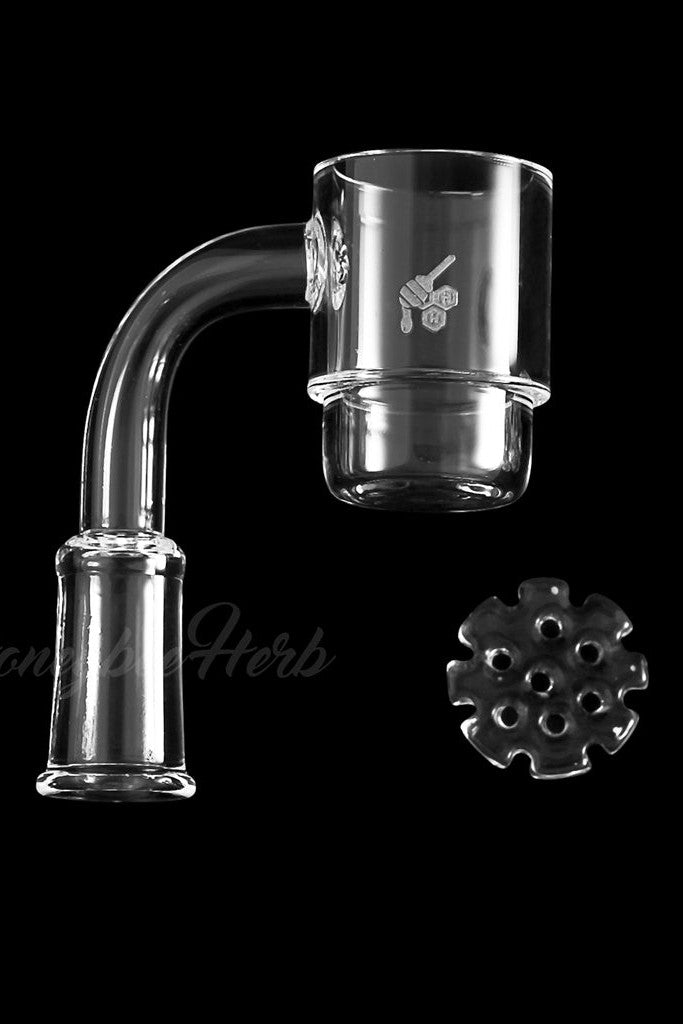 Honeybee Herb's Yellow Line Honey Disc Deep Dish Quartz Banger: A Dabbing Revolution