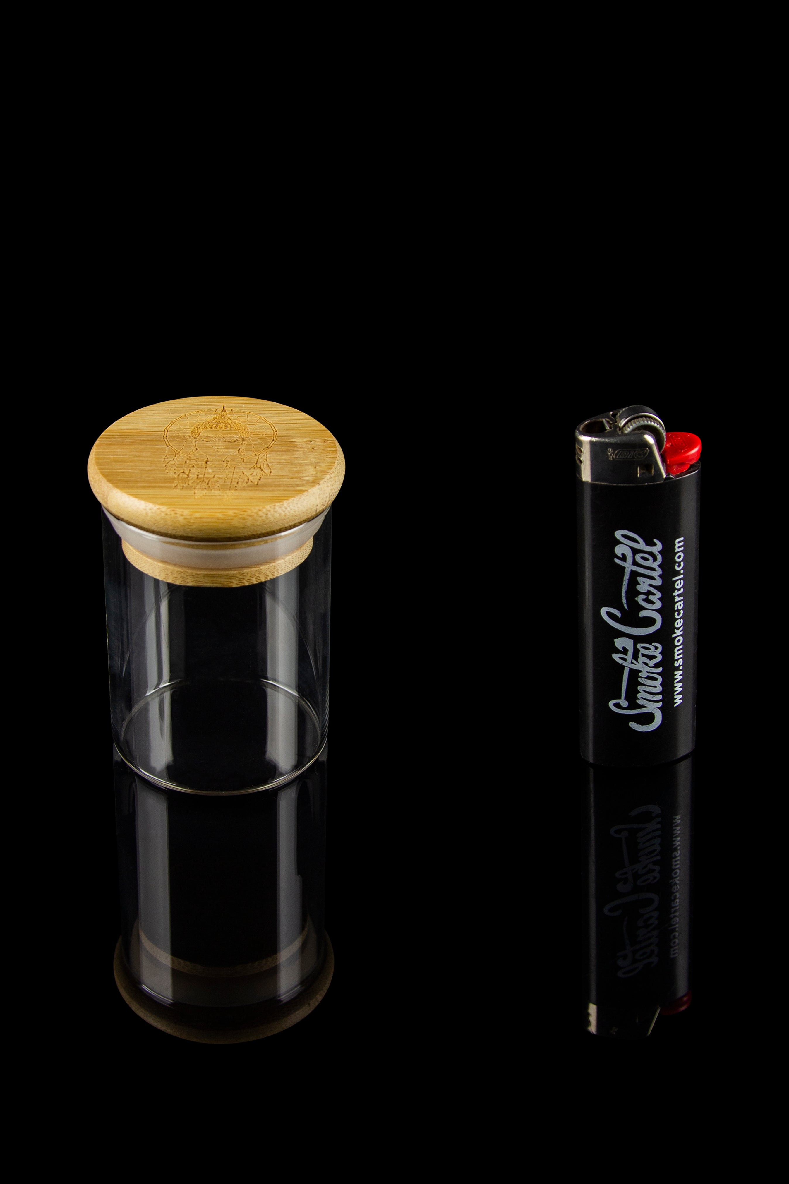 Hakuna Supply Premium Bamboo Stash Jar - Style and Function Combined