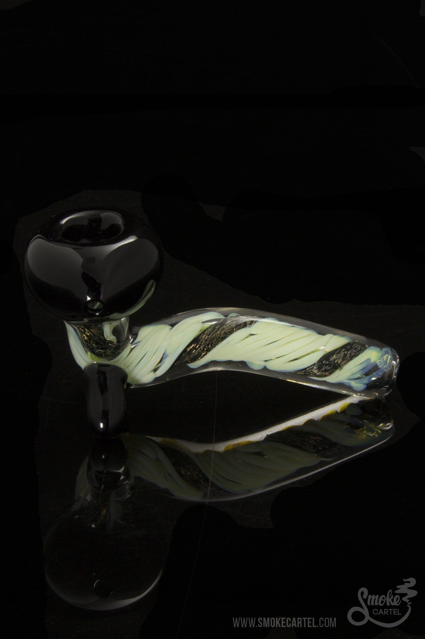 LA Pipes Mini Sherlock: Slyme Cane & Dichro Delight