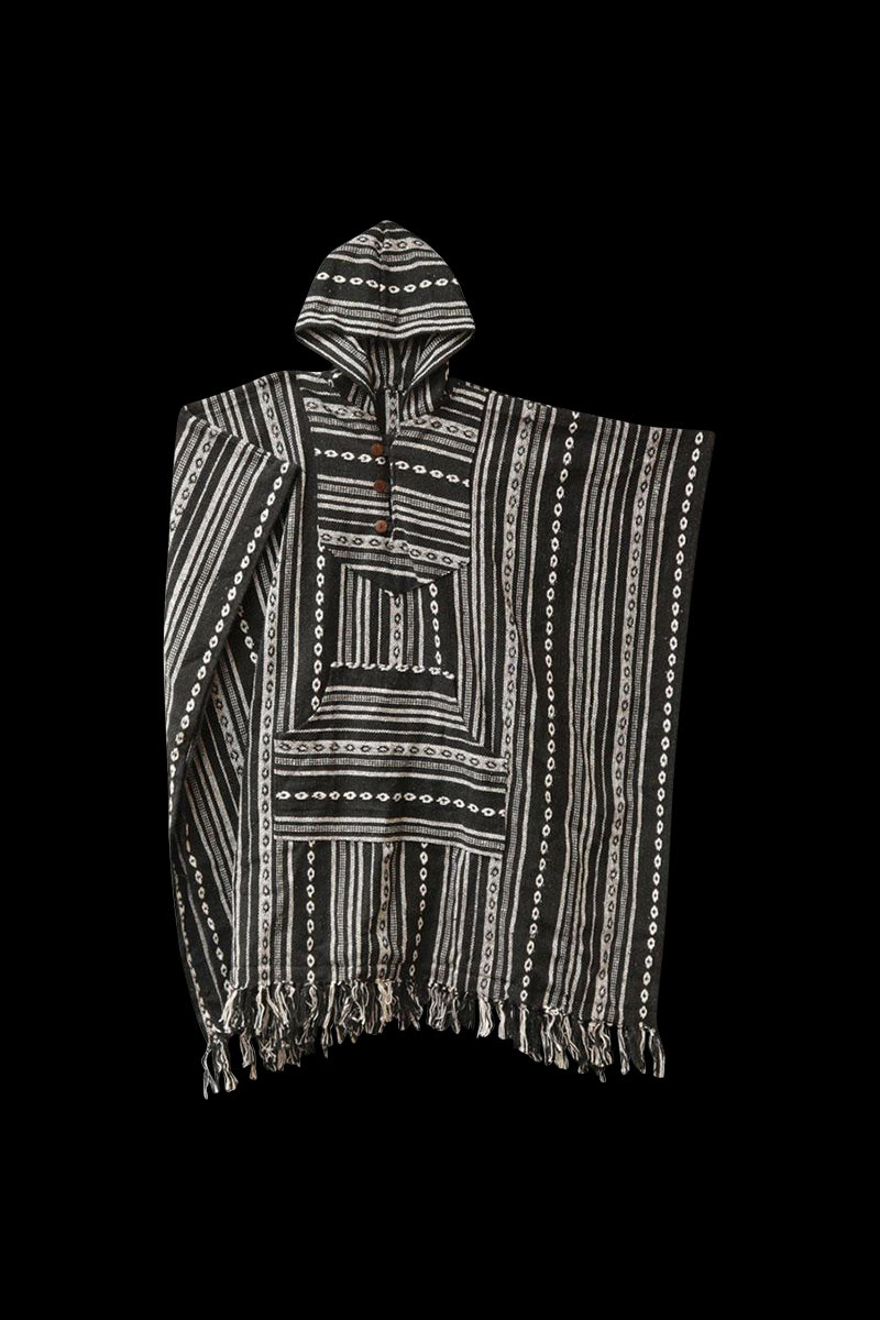 Gorgeous Large Dari Cotton Poncho - A Must - Have!