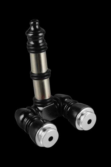 Incredible Double Bowl Aluminum Pipe with Bowl Saver Lids