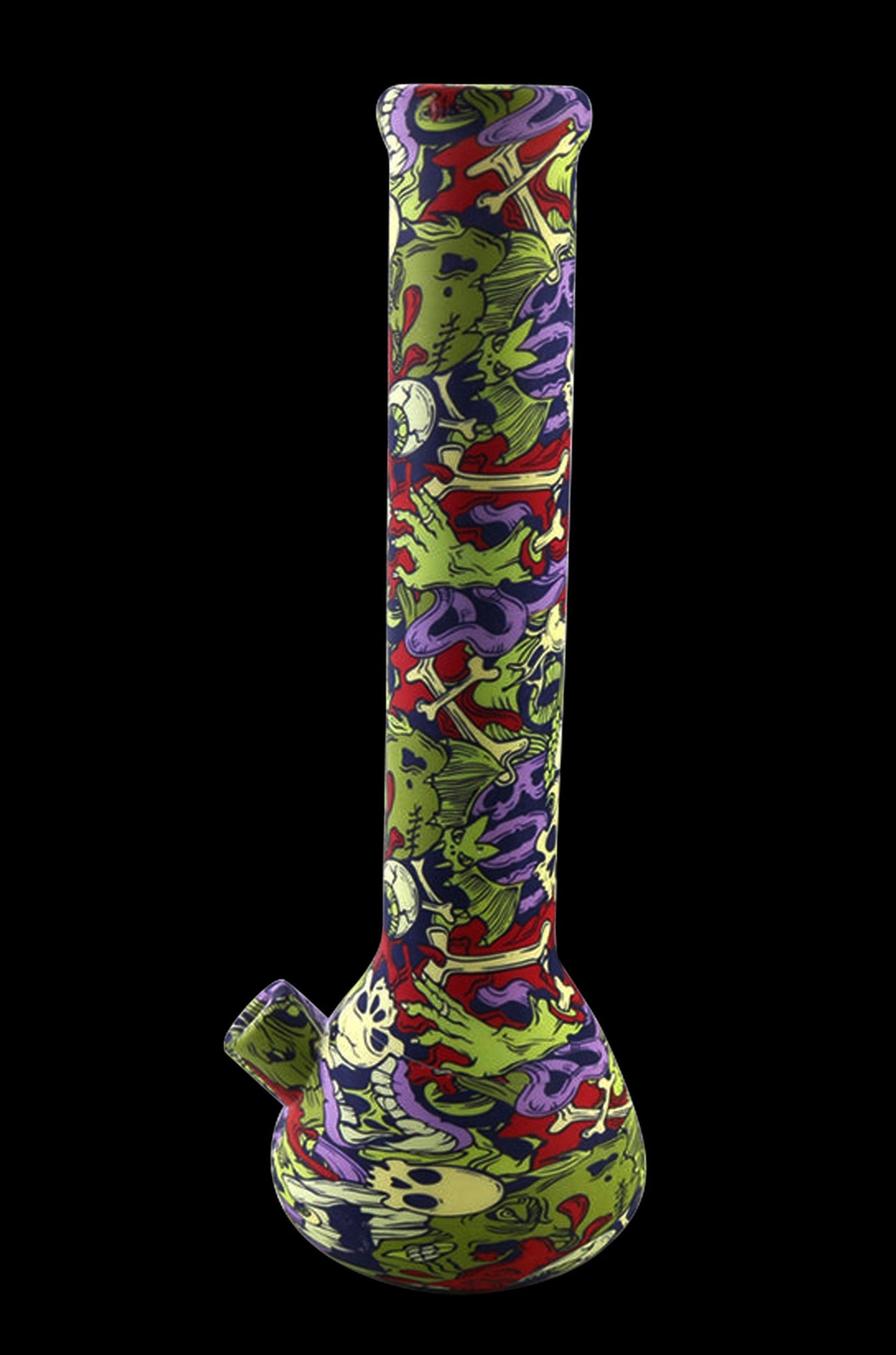 Cloud 8 Vibrant Artistic Paint Silicone Beaker Bong