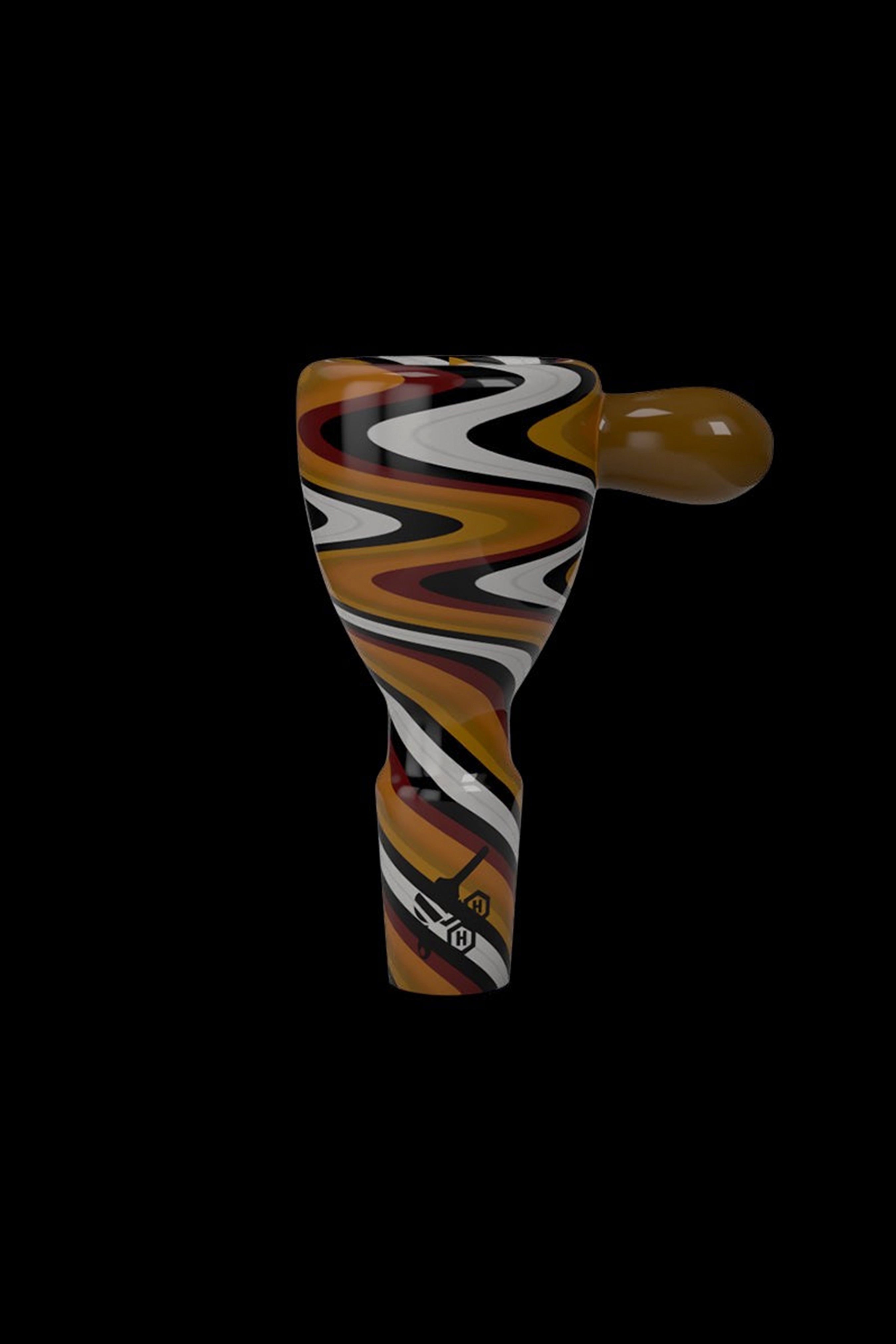 Honeybee Herb Stylish Wig Wag Stripped Bong Bowl