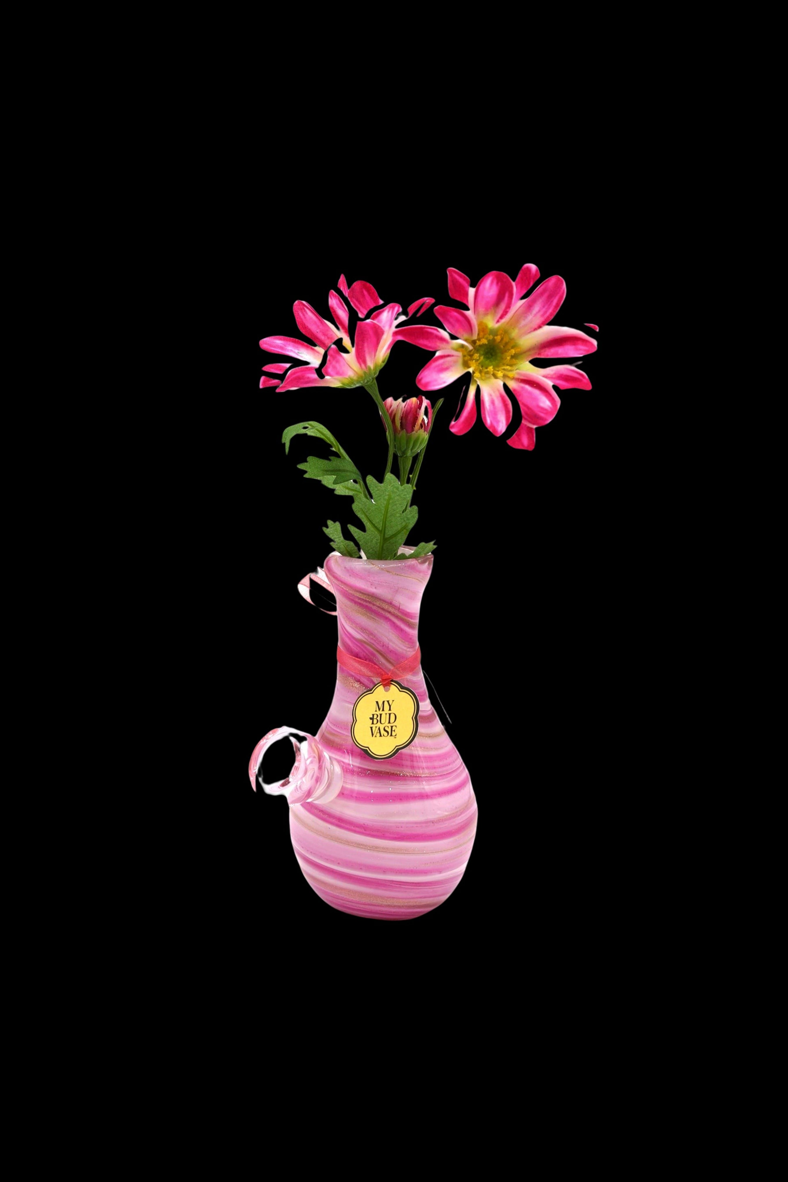 My Bud Vase Swirl Vase Bong - The Pink Princess