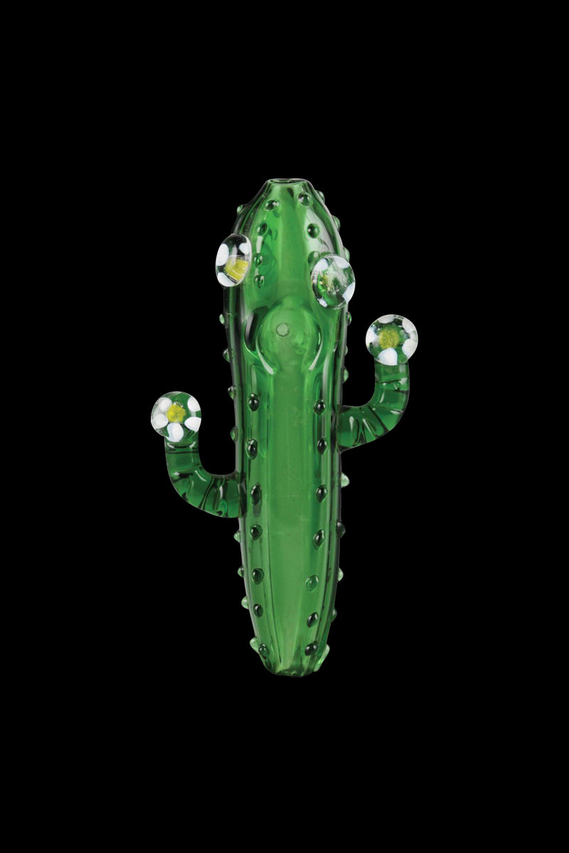 Enchanting Flowering Cactus Hand Pipe