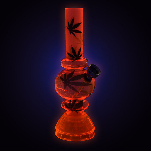 Awesome Mini Acrylic Bubble Water Pipe with Grinder Base