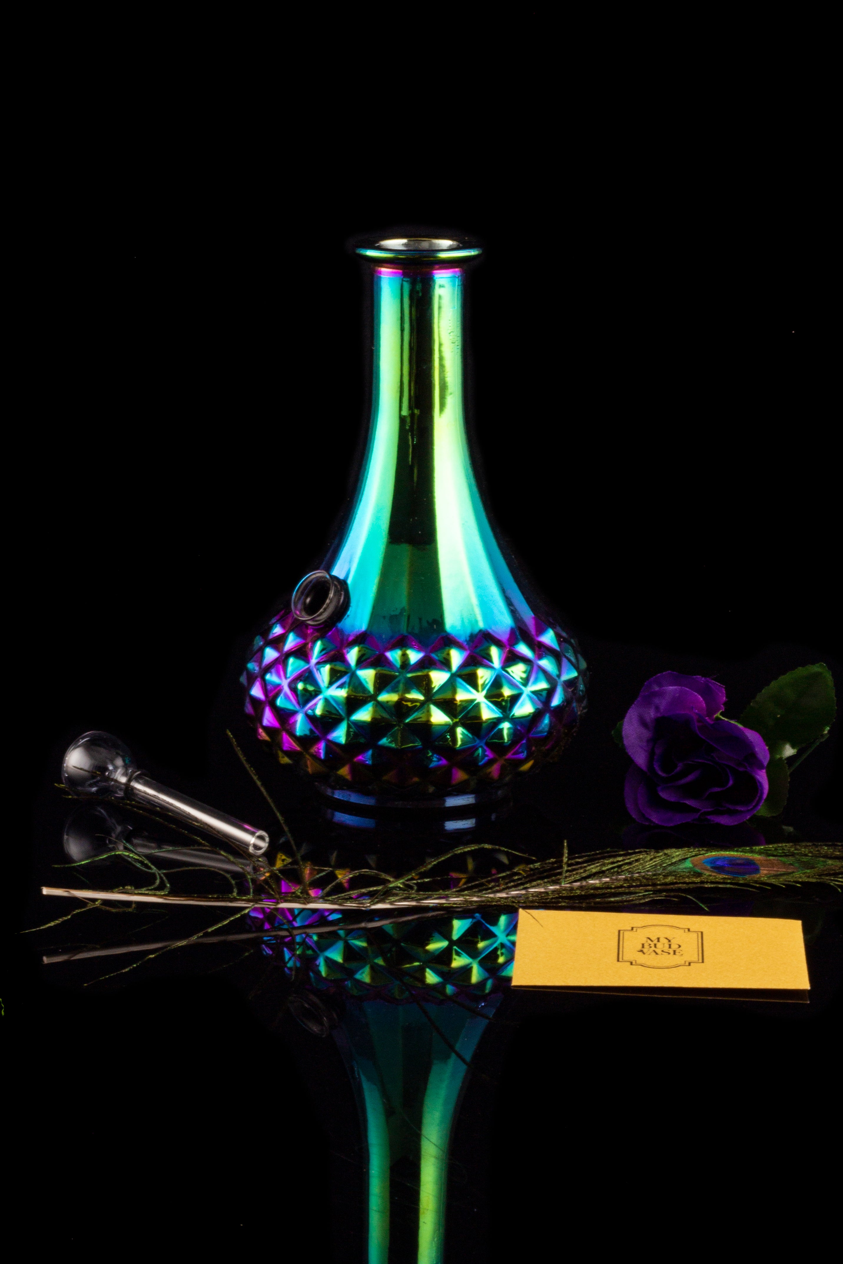 My Bud Vase Chrometech Aurora Bong Vase - A Spark of Creativity