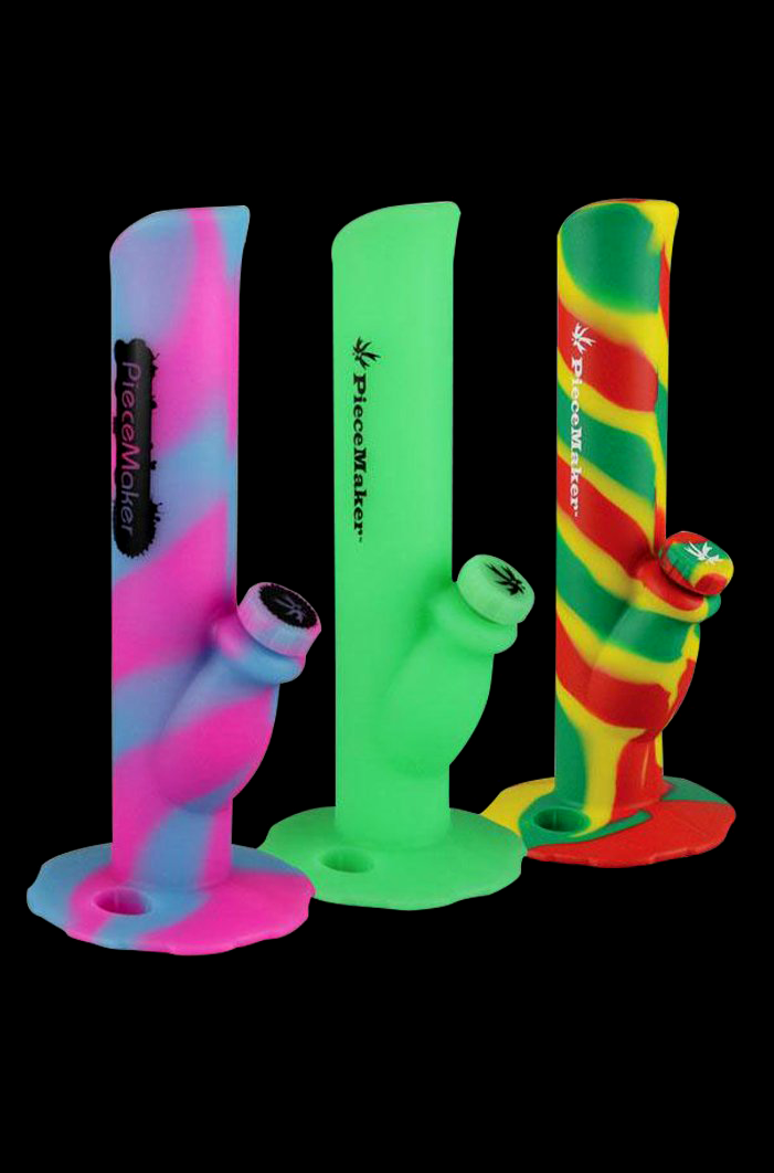 PieceMaker Kermit Glow-in-the-Dark Silicone Water Pipe
