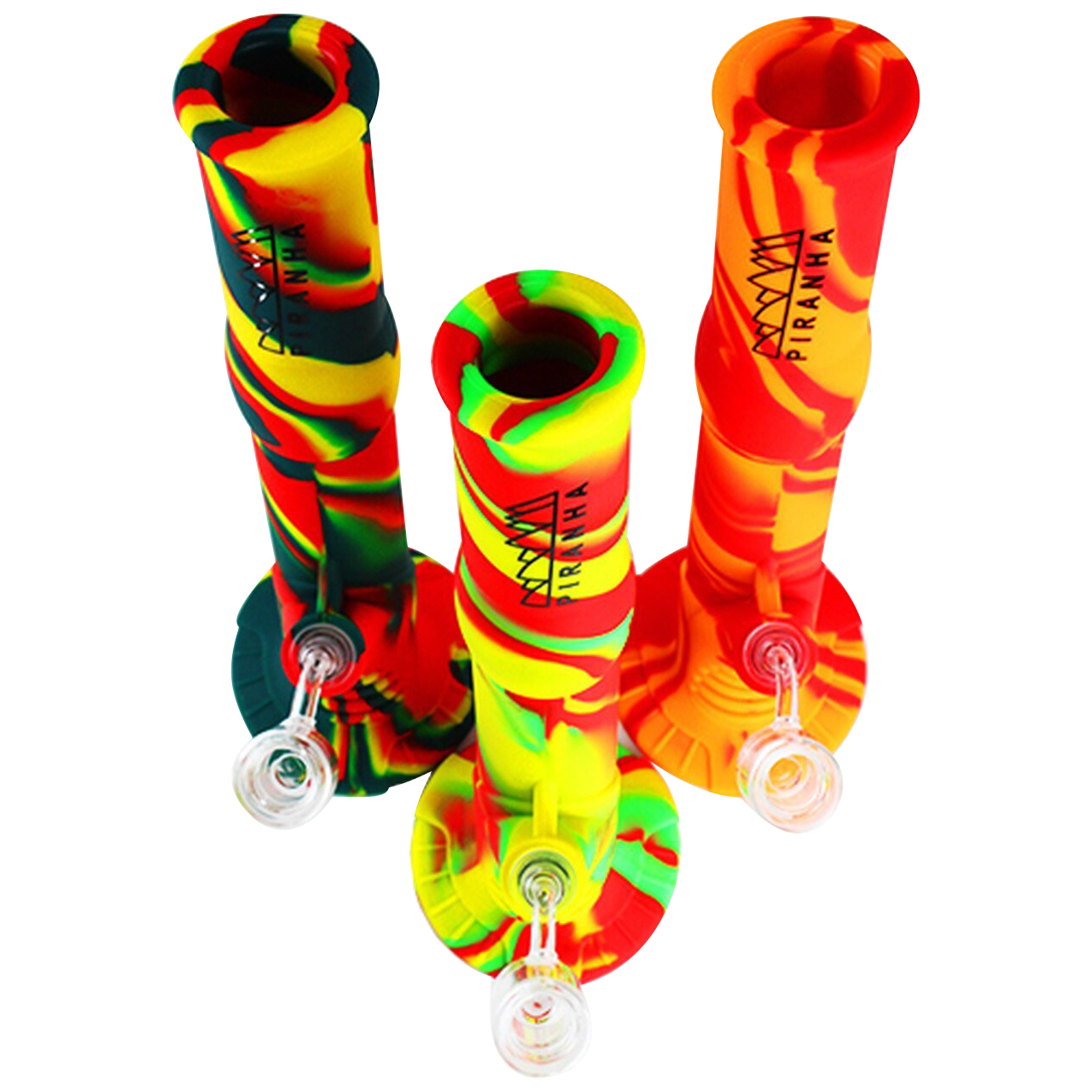 Piranha 14-Inch Indestructible Silicone Bong