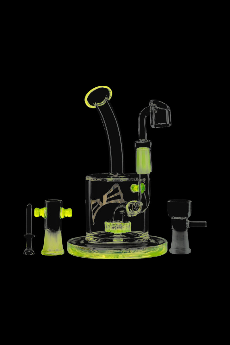 Evolution Halo Dab Rig with Showerhead Diffuser - A Compact Flavor Powerhouse