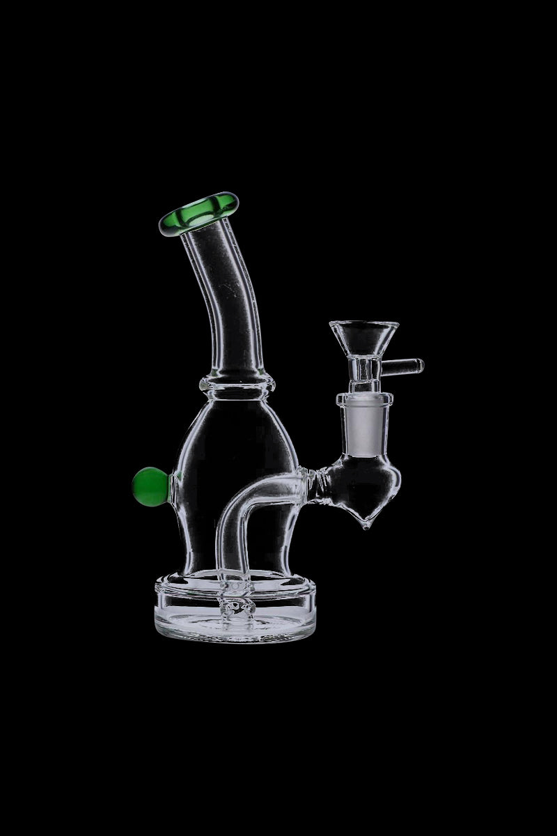 5.5-Inch Glass Bubbler with Fixed Diffuser - A Mini Marvel!