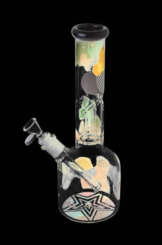 Famous Brandz Aquarius 12-Inch Stunning Glass Water Bong