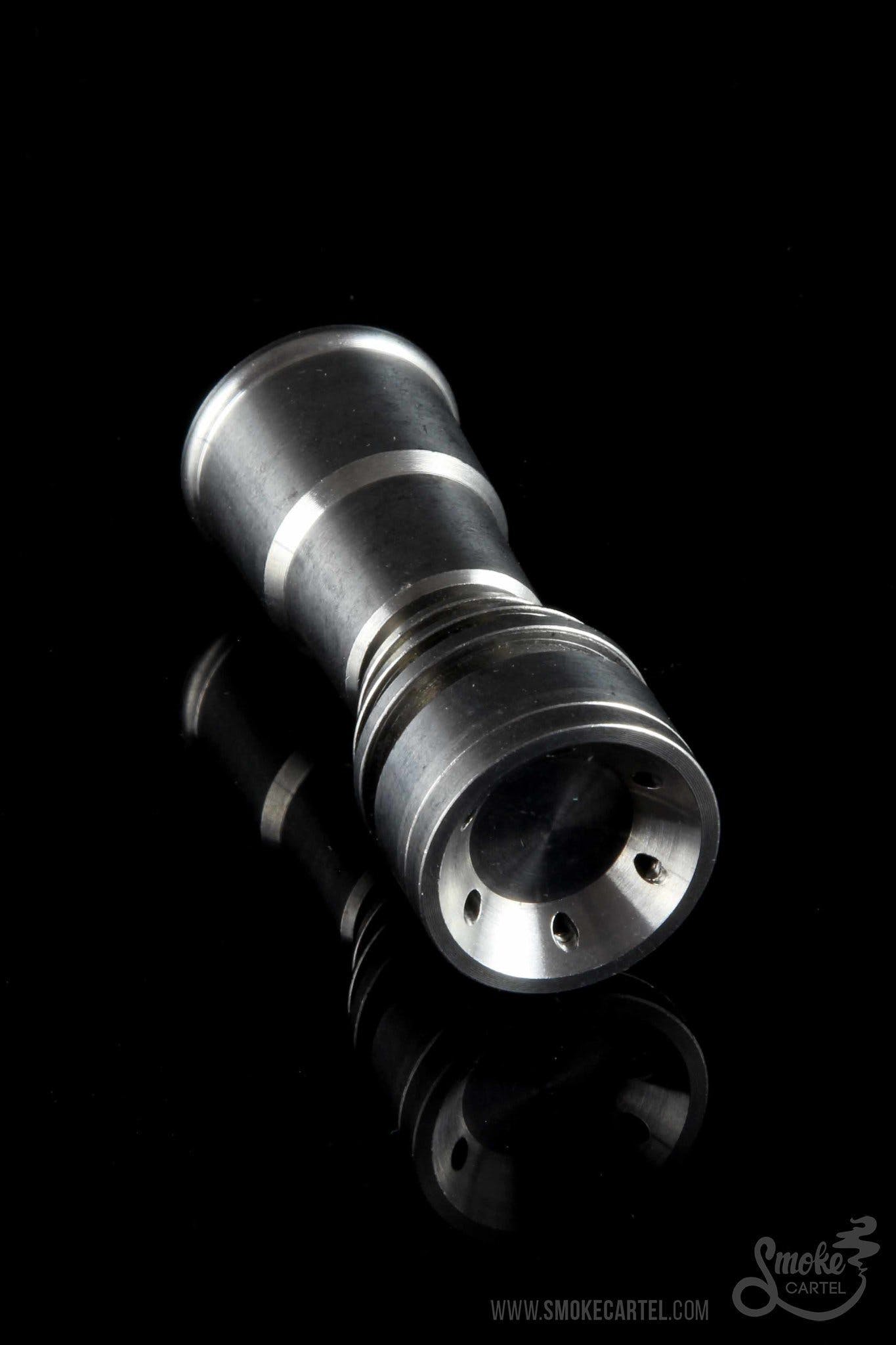 Upgrade Your Dab Rig with 14.5mm or 18.8mm Dish Style Domeless Female Titanium Nail