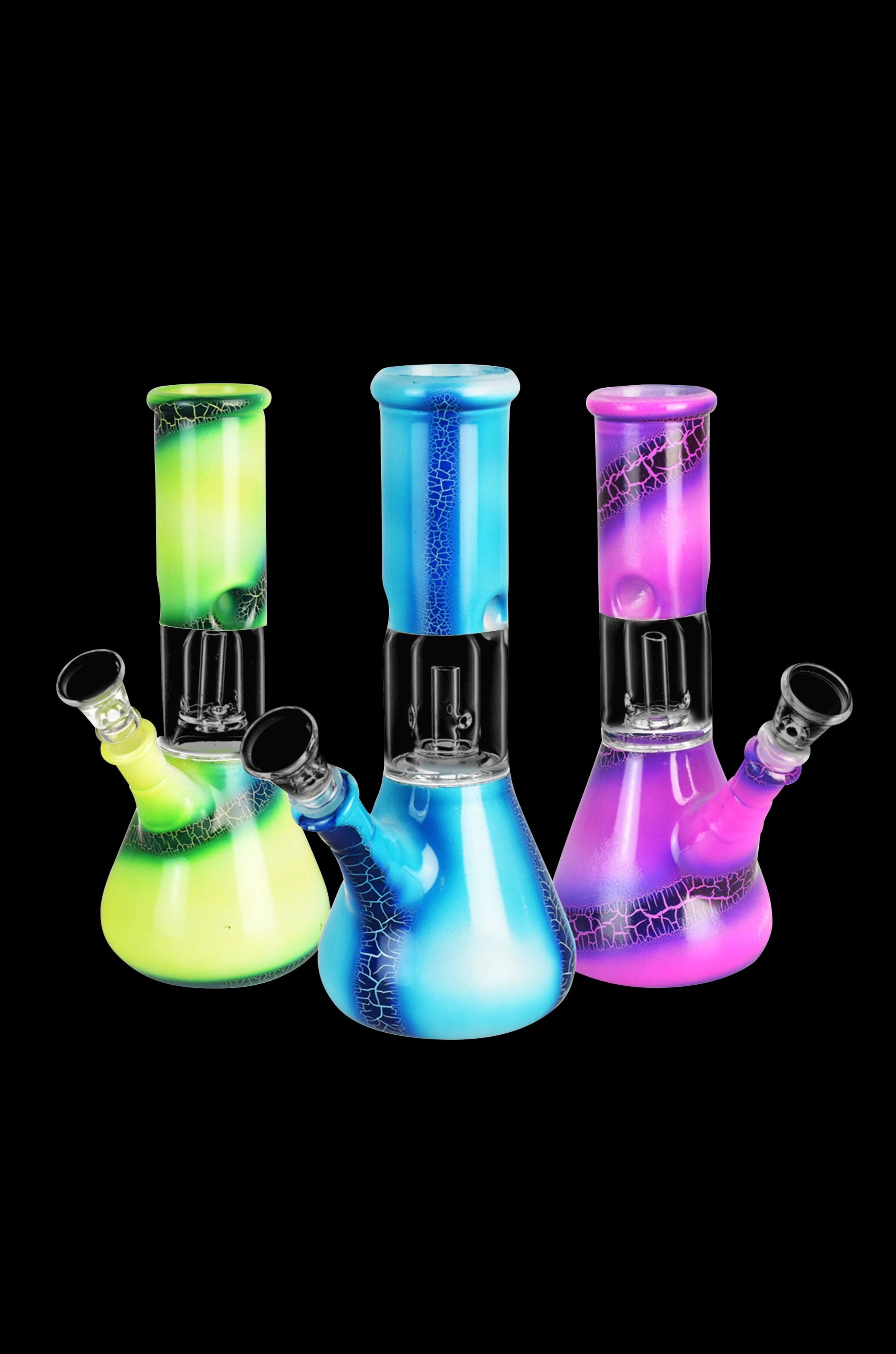 Stunning Lava Ombre Beaker Water Pipe - A Visual and Functional Delight