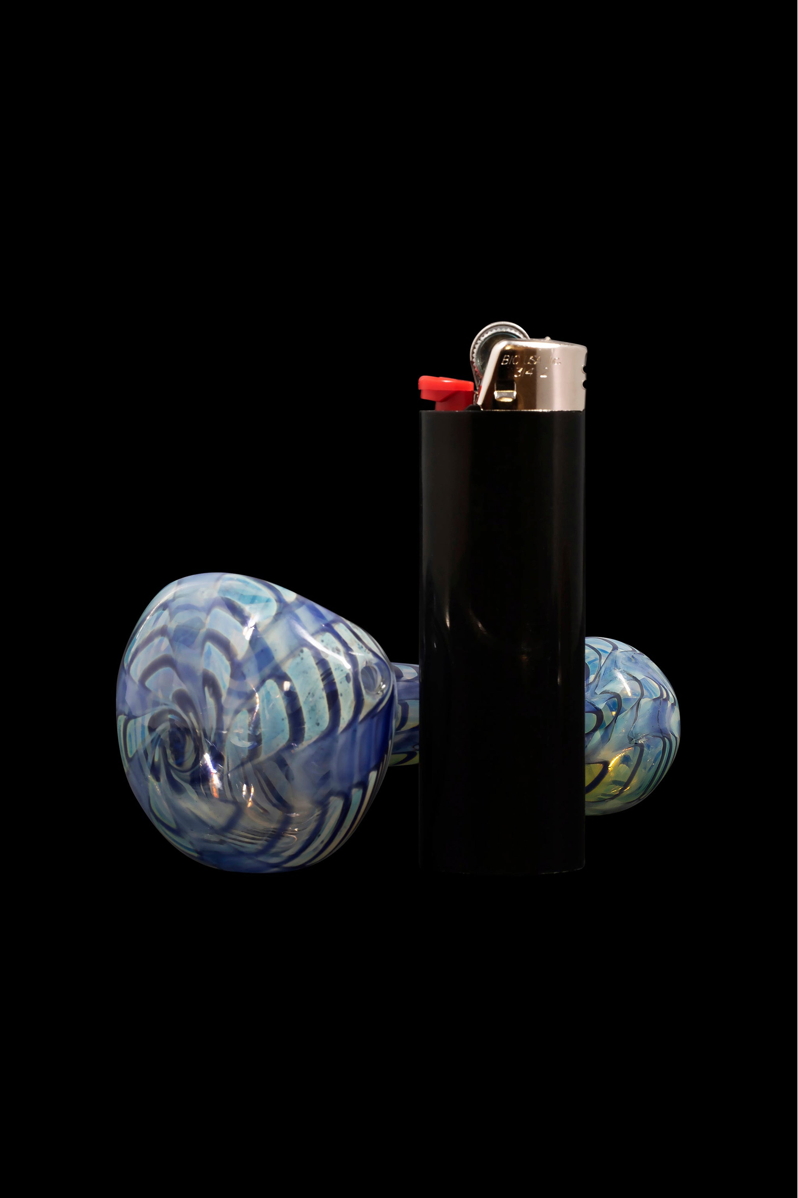LA Pipes Candy Swirl Magic Glass Spoon Pipe