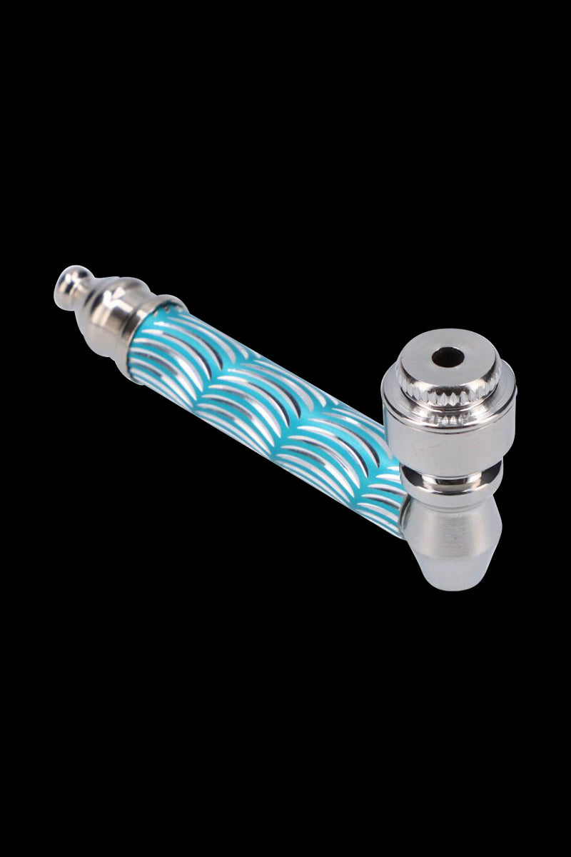 Colorful Metal Hand Pipe for On-the-Go Use